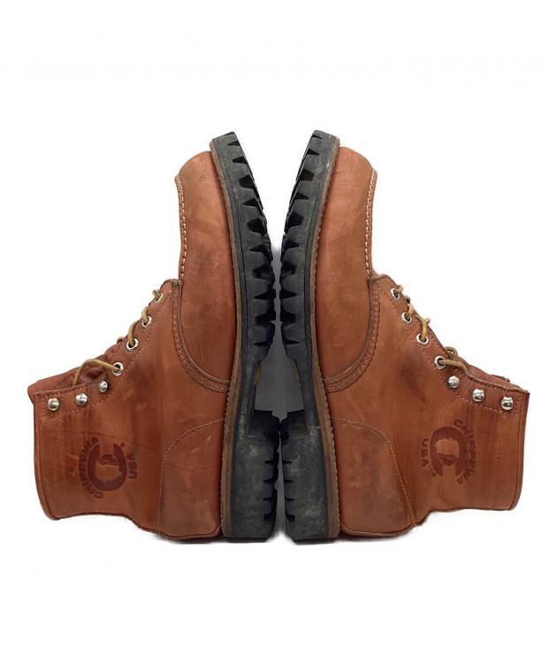 CHIPPEWA チペワ　ブーツ　ブラウン　サイズ10D 中古・古着通販】CHIPPEWA (チペワ) ブーツ ブラウン サイズ:43