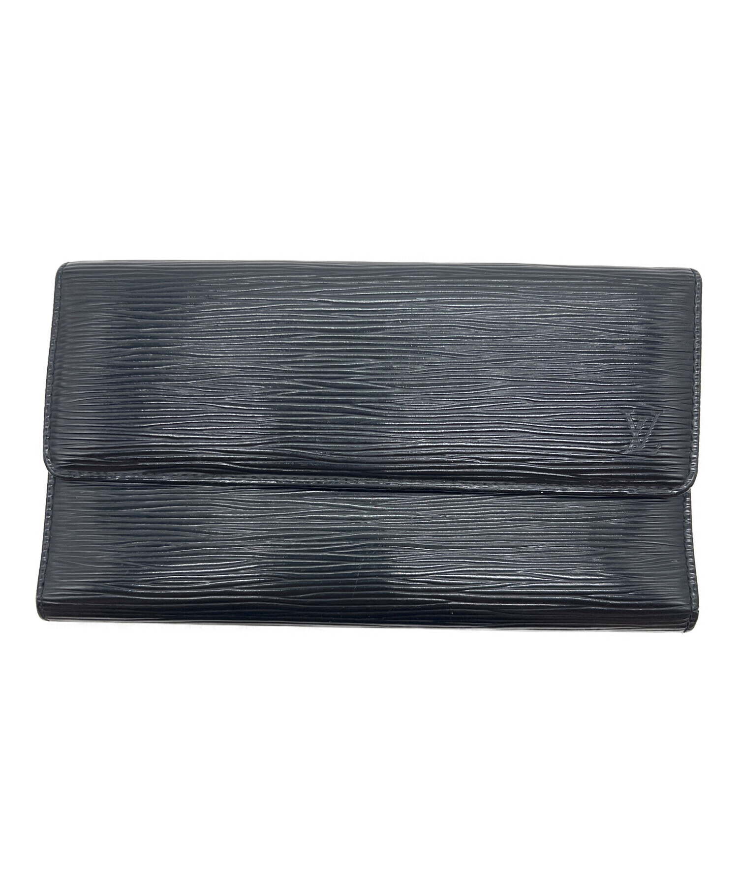 中古・古着通販】LOUIS VUITTON (ルイ ヴィトン) 長財布 ブラック