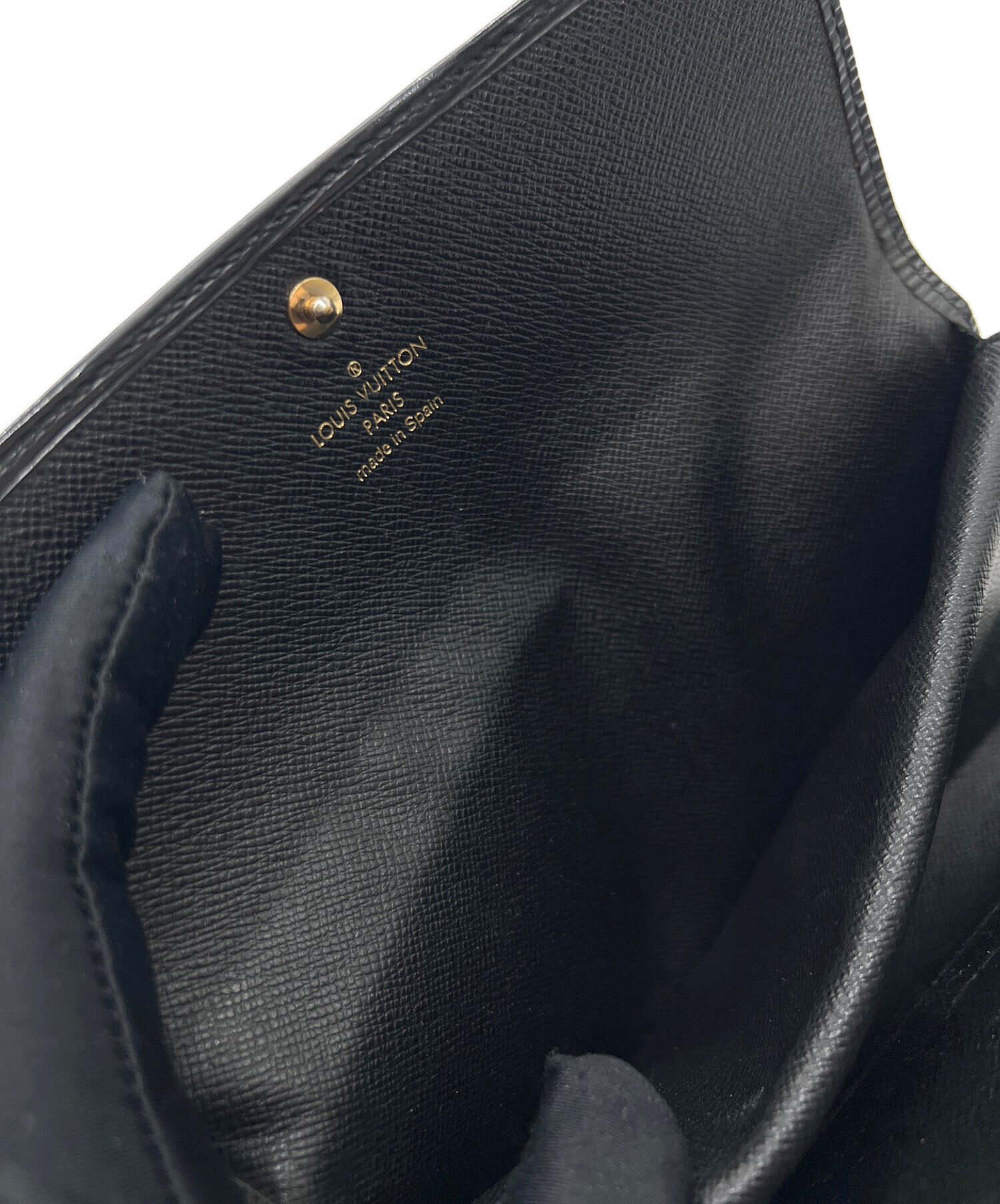 中古・古着通販】LOUIS VUITTON (ルイ ヴィトン) 長財布 ブラック