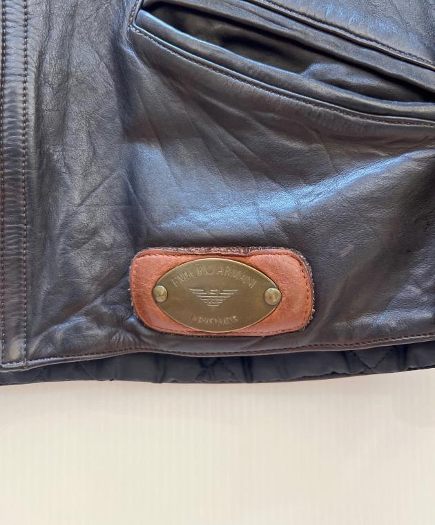中古・古着通販】EMPORIO ARMANI (エンポリオ アルマーニ) レザー