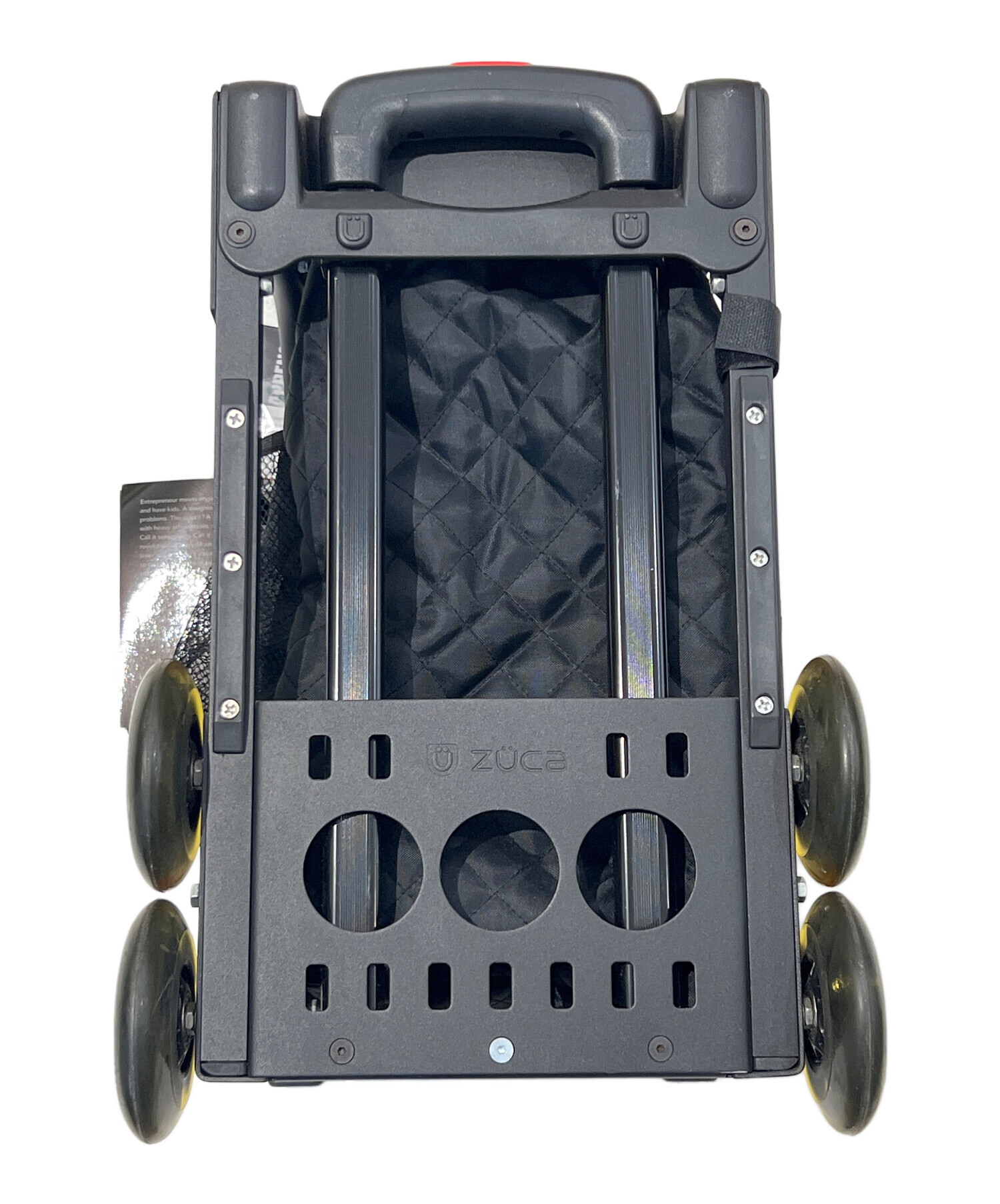 中古・古着通販】ZUCA (ズーカ) キャリーバッグ ブラック｜ブランド