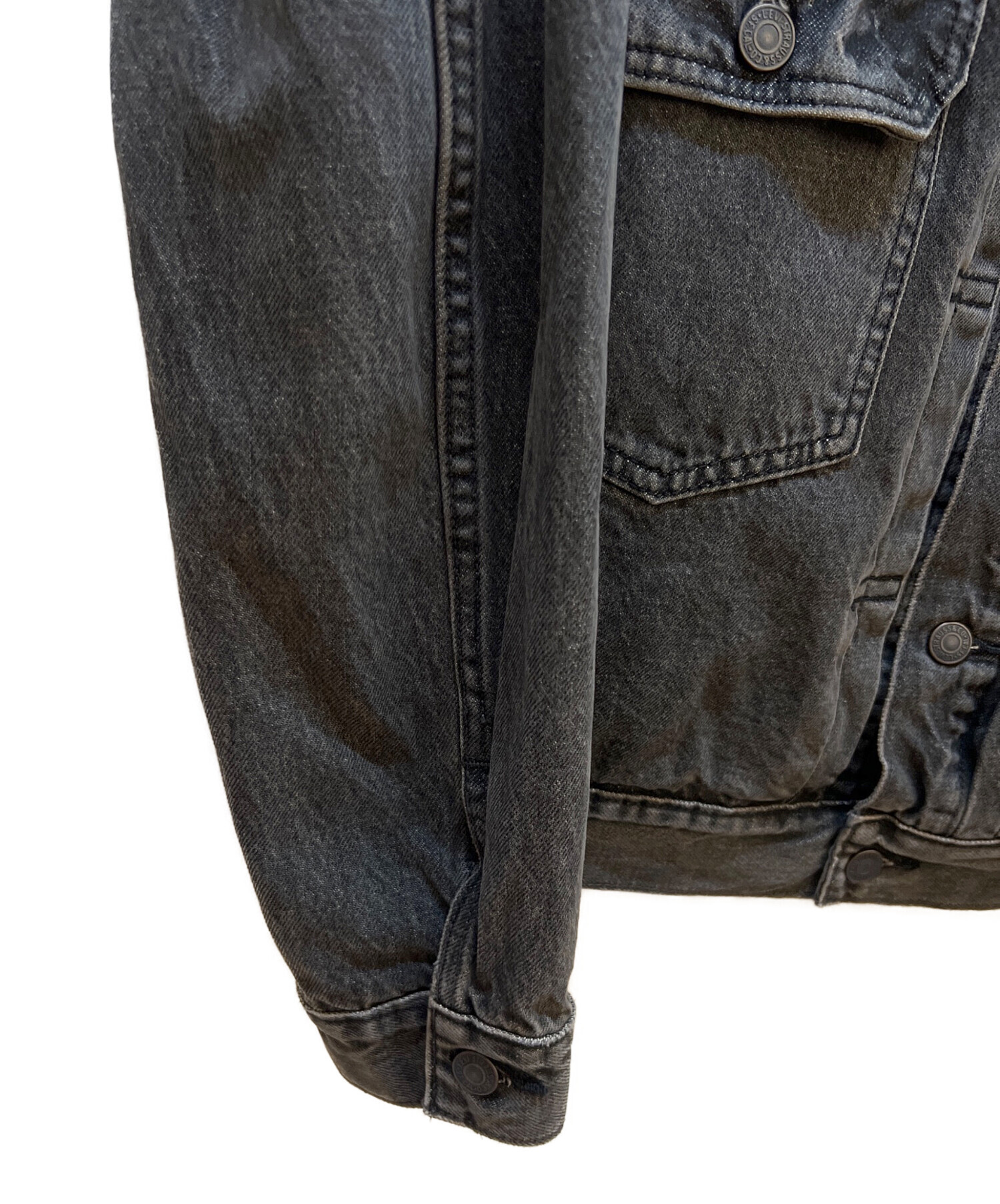 中古・古着通販】LEVI'S (リーバイス) デニムジャケット グレー サイズ