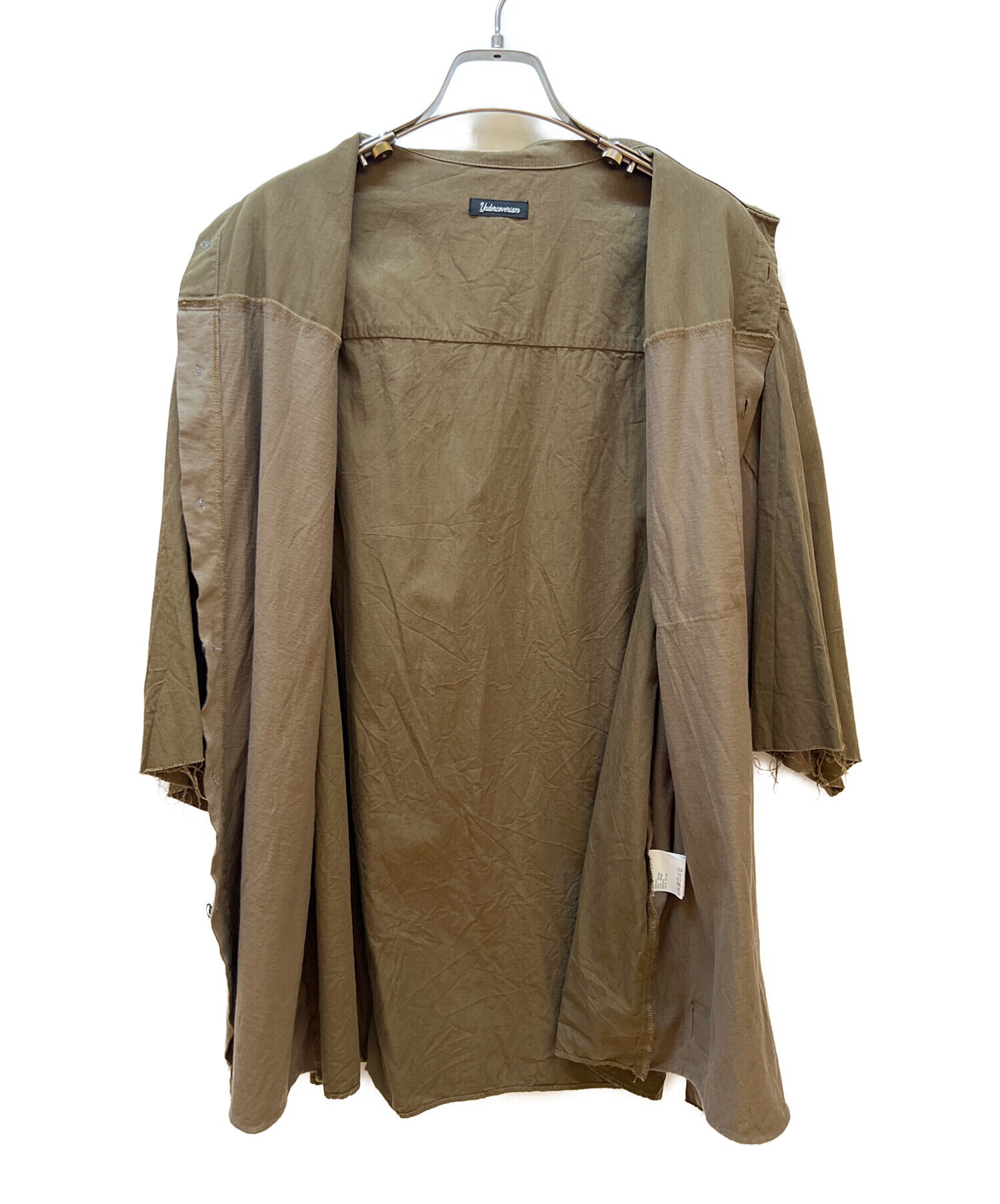 中古・古着通販】UNDERCOVER (アンダーカバー) 半袖シャツ ベージュ