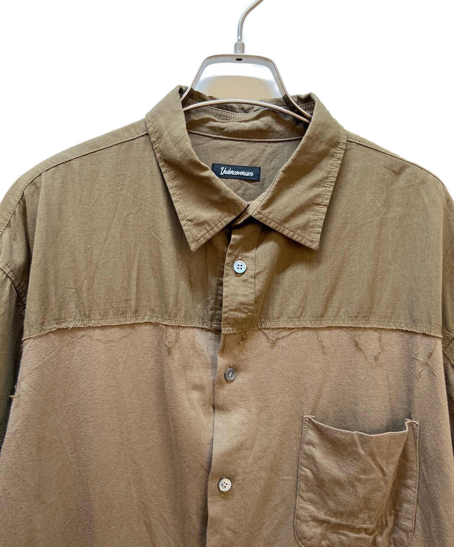 中古・古着通販】UNDERCOVER (アンダーカバー) 半袖シャツ ベージュ