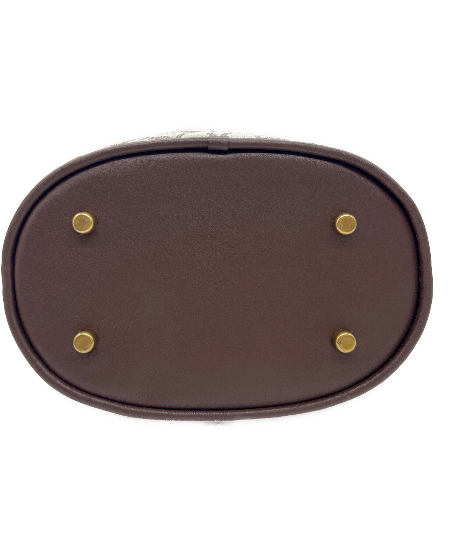 中古・古着通販】COACH (コーチ) 巾着ショルダーバッグ ブラウン