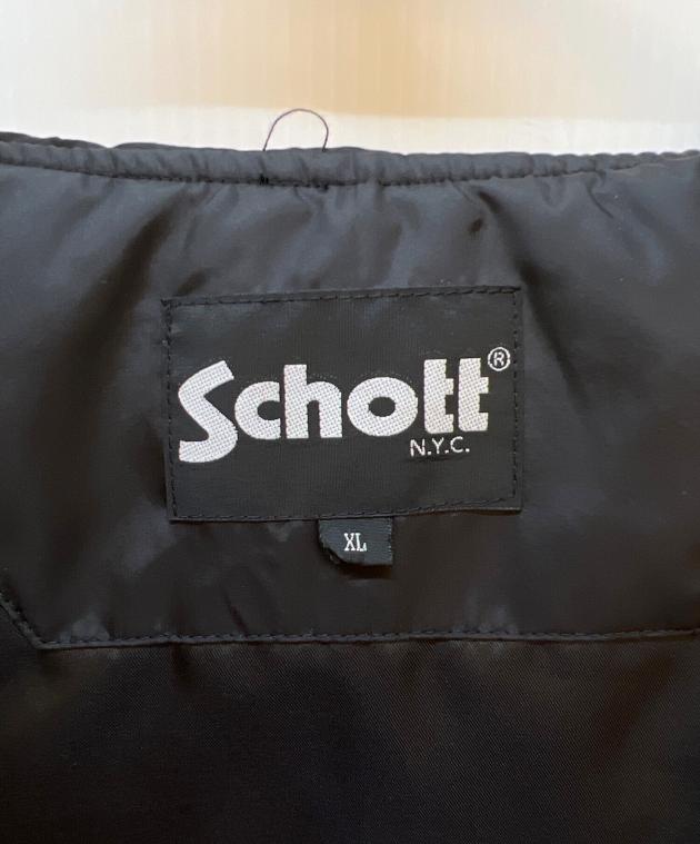 中古・古着通販】Schott (ショット) ナイロンジャケット ブラック