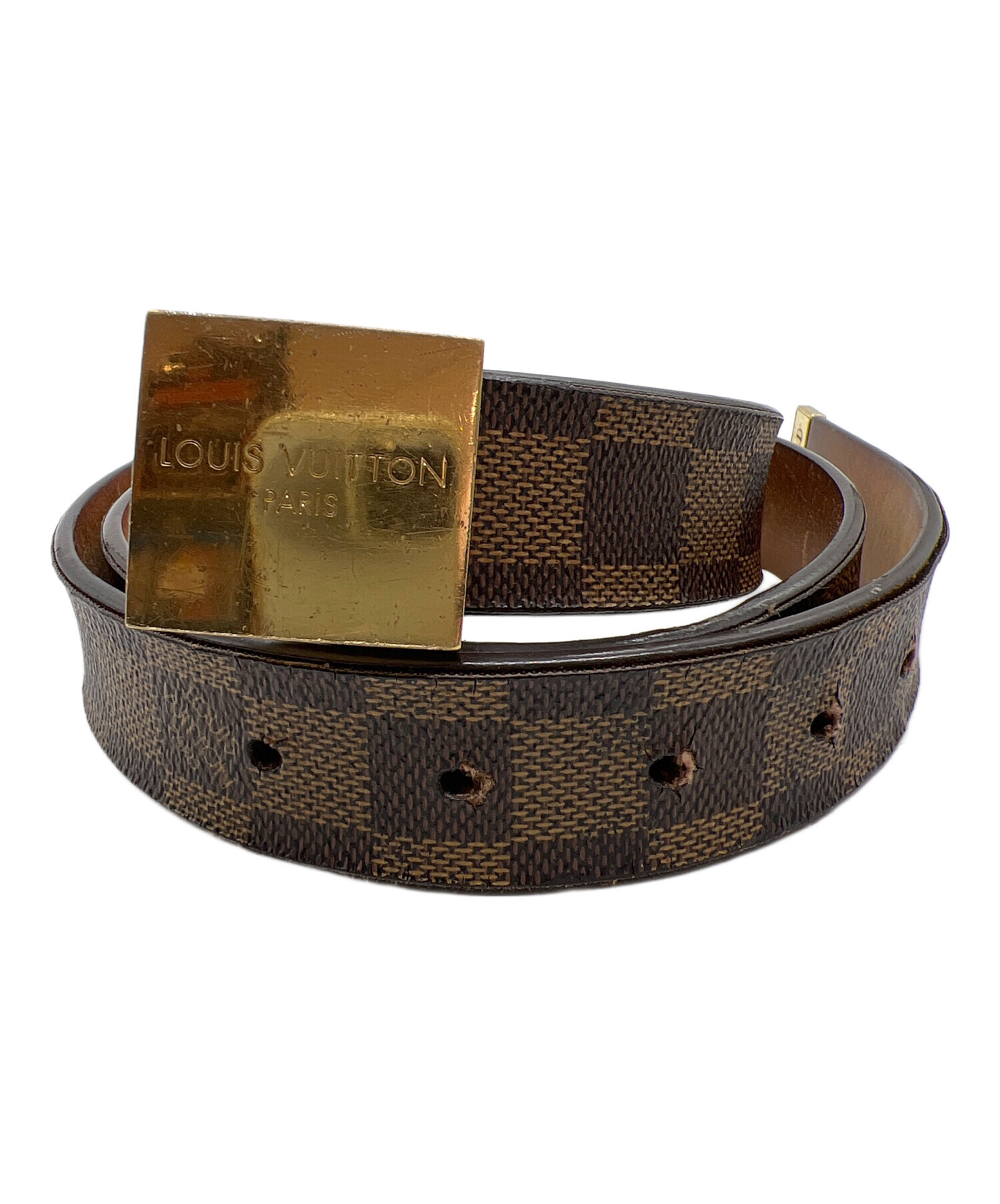 中古美品 LOUIS VUITTON ブラウン ベルト 80/32 箱付 中古・古着通販】LOUIS VUITTON (ルイ ヴィトン) ベルト ブラウン