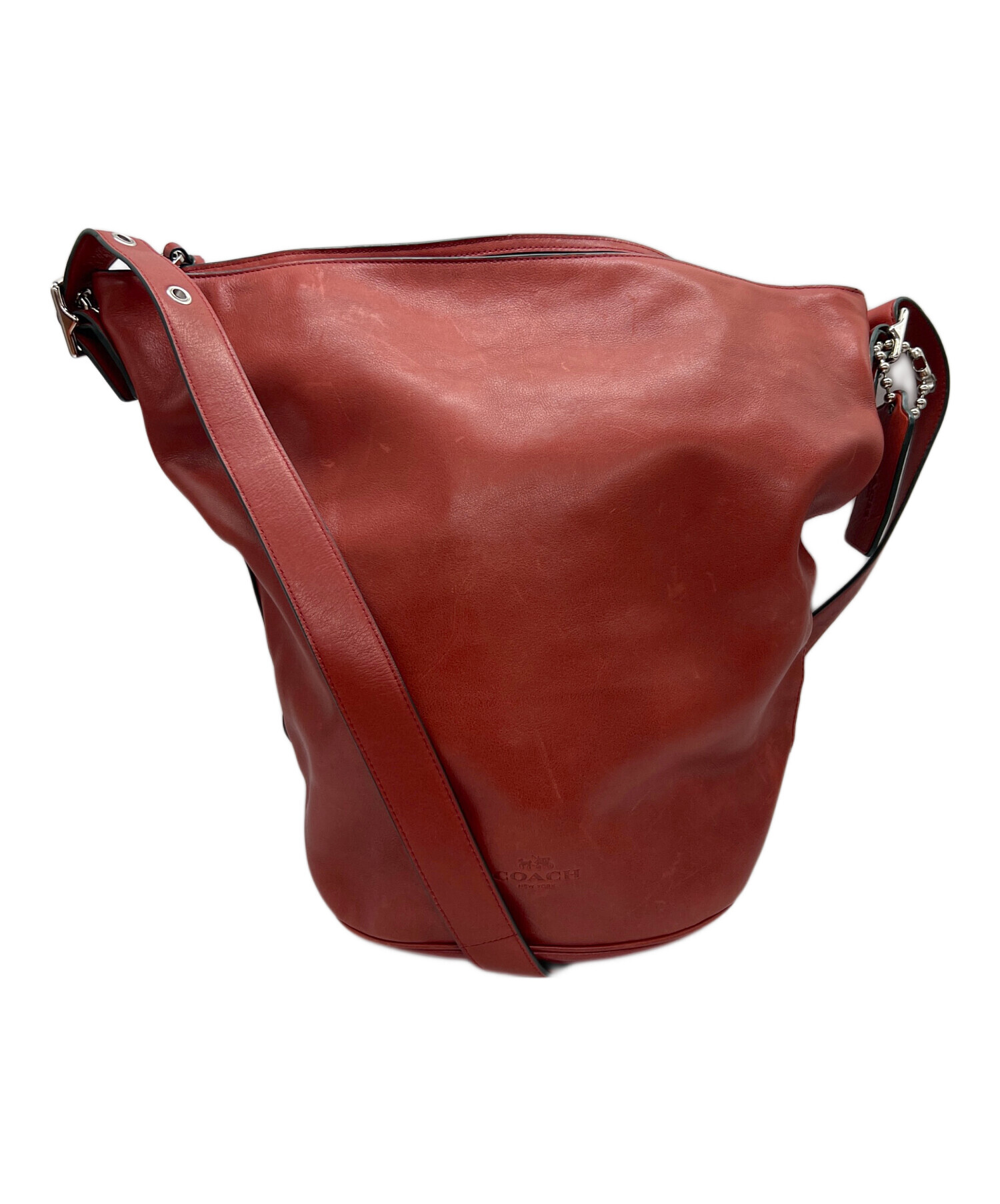 中古・古着通販】COACH (コーチ) ショルダーバッグ レッド｜ブランド 