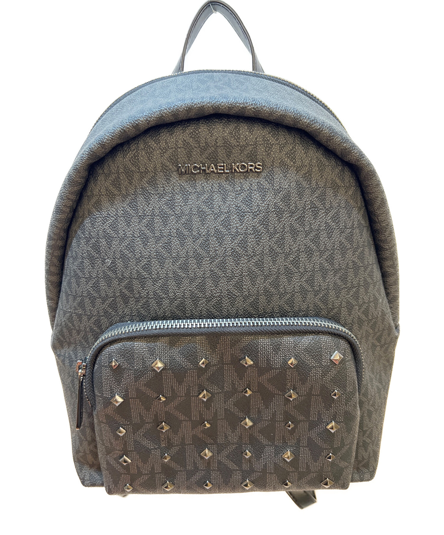 【美品】MICHAEl KORS スタッズリュック 中古・古着通販】MICHAEL KORS (マイケルコース) スタッズリュック