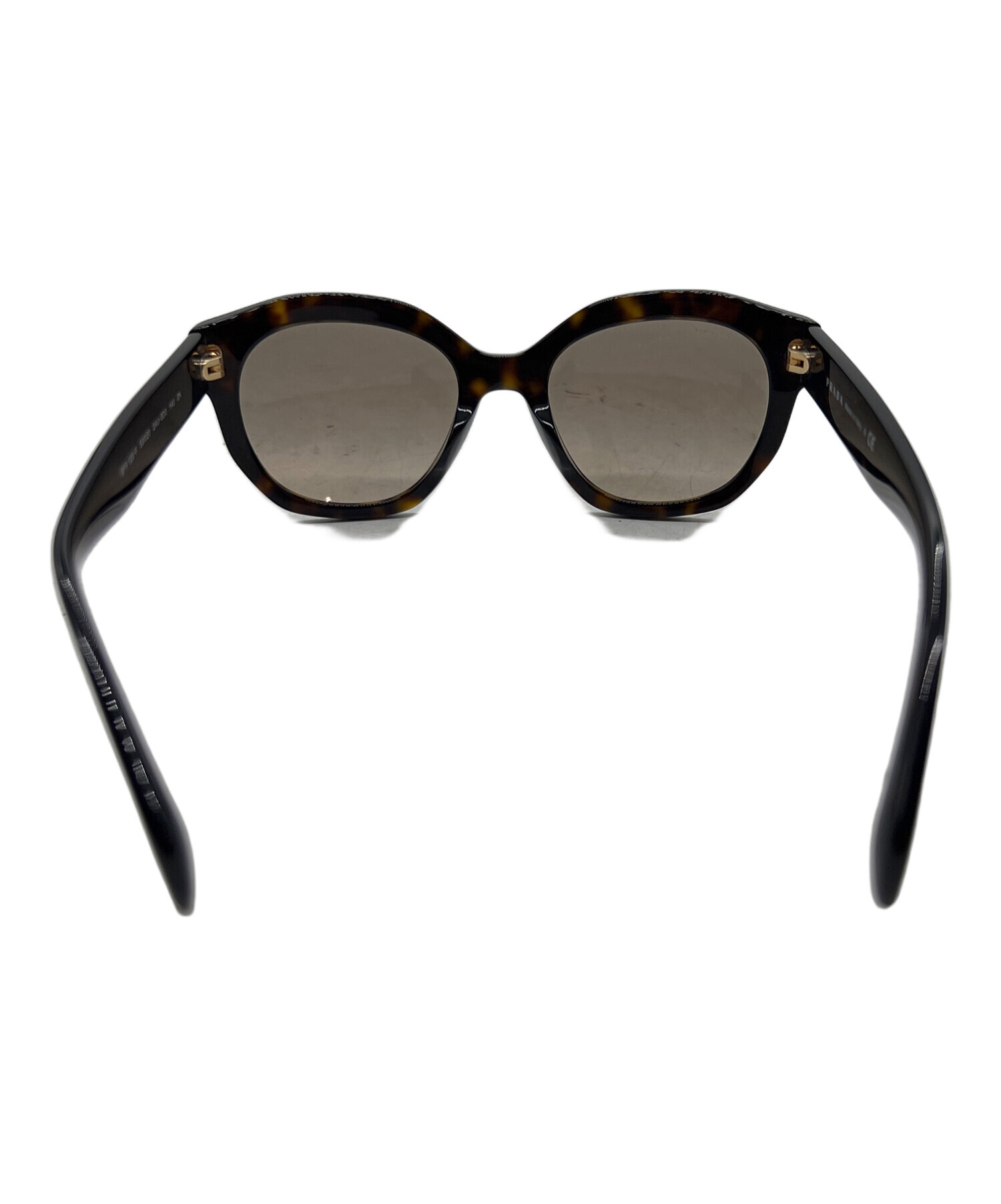 美品 PRADA プラダ サングラス SPR54T ゴールド×ブラック 中古・古着通販】PRADA (プラダ) サングラス ブラック｜ブランド・古着