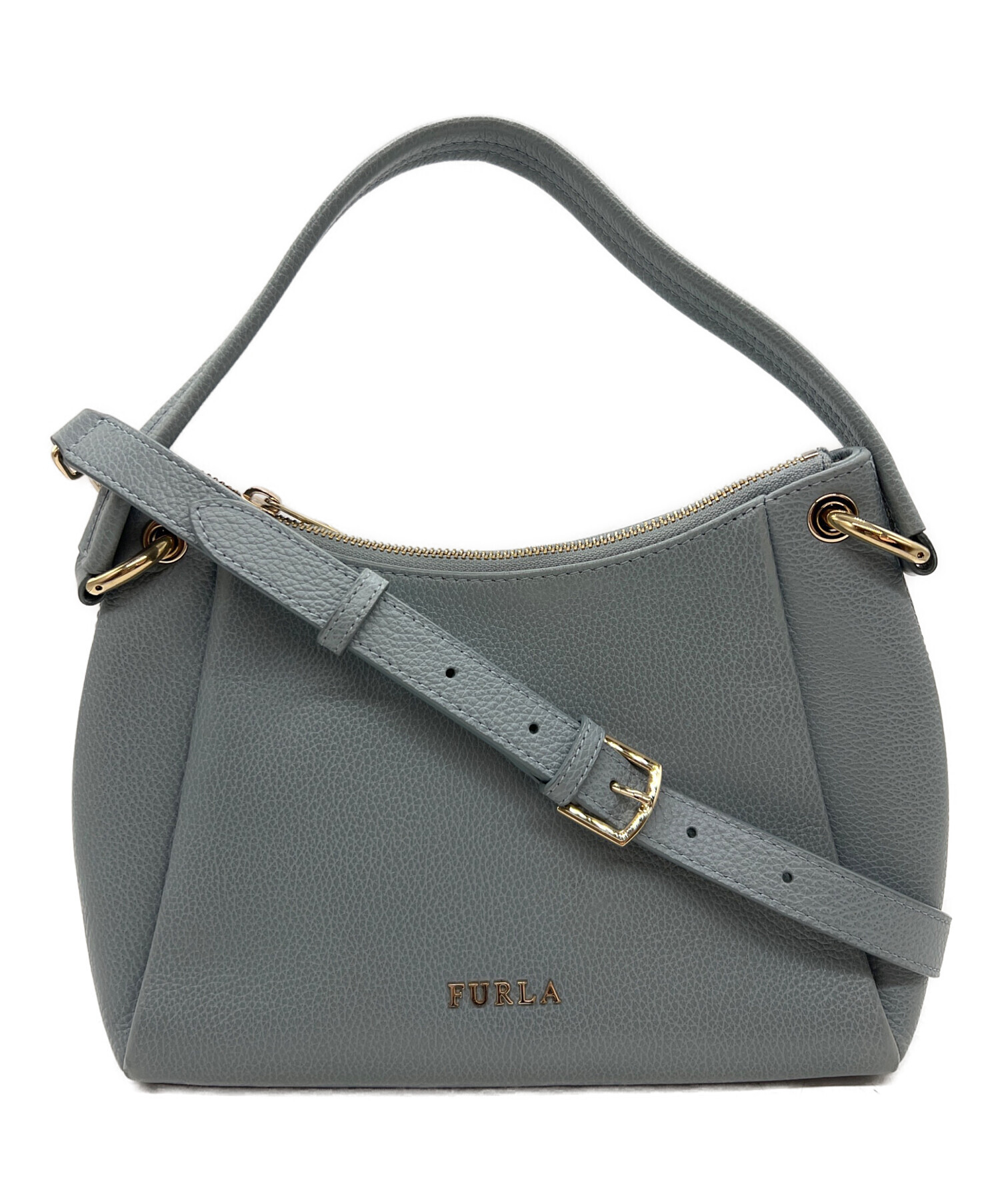 中古・古着通販】FURLA (フルラ) 2WAYバッグ スカイブルー｜ブランド