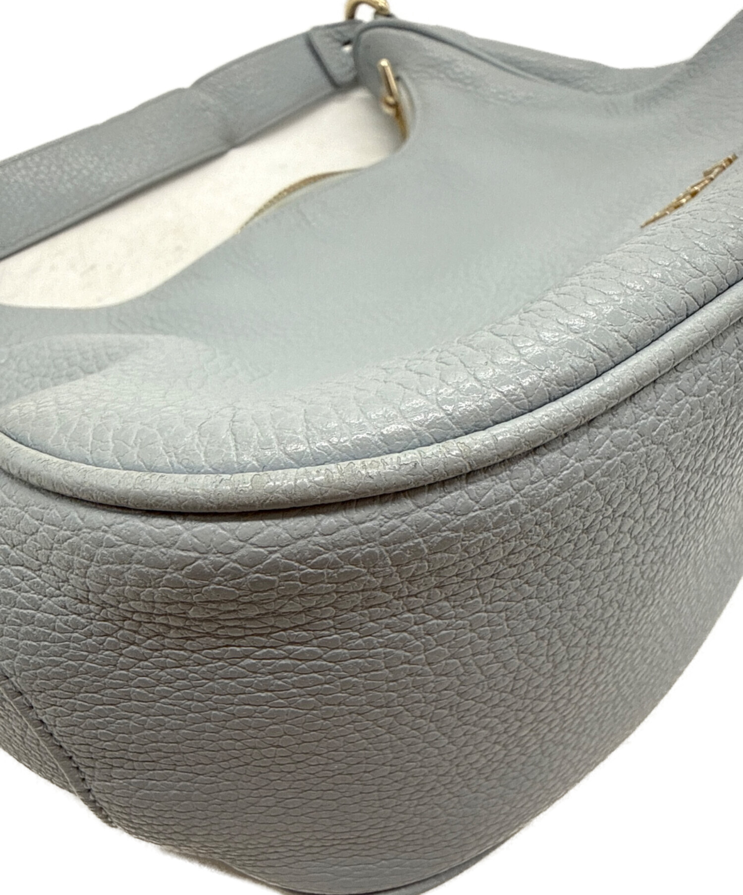 未使用級　FURLA　フルラ　ワンショルダーバッグ　レザー　A4収納◎　肩掛け◎ 中古・古着通販】FURLA (フルラ) ワンショルダーバッグ ライトグレー
