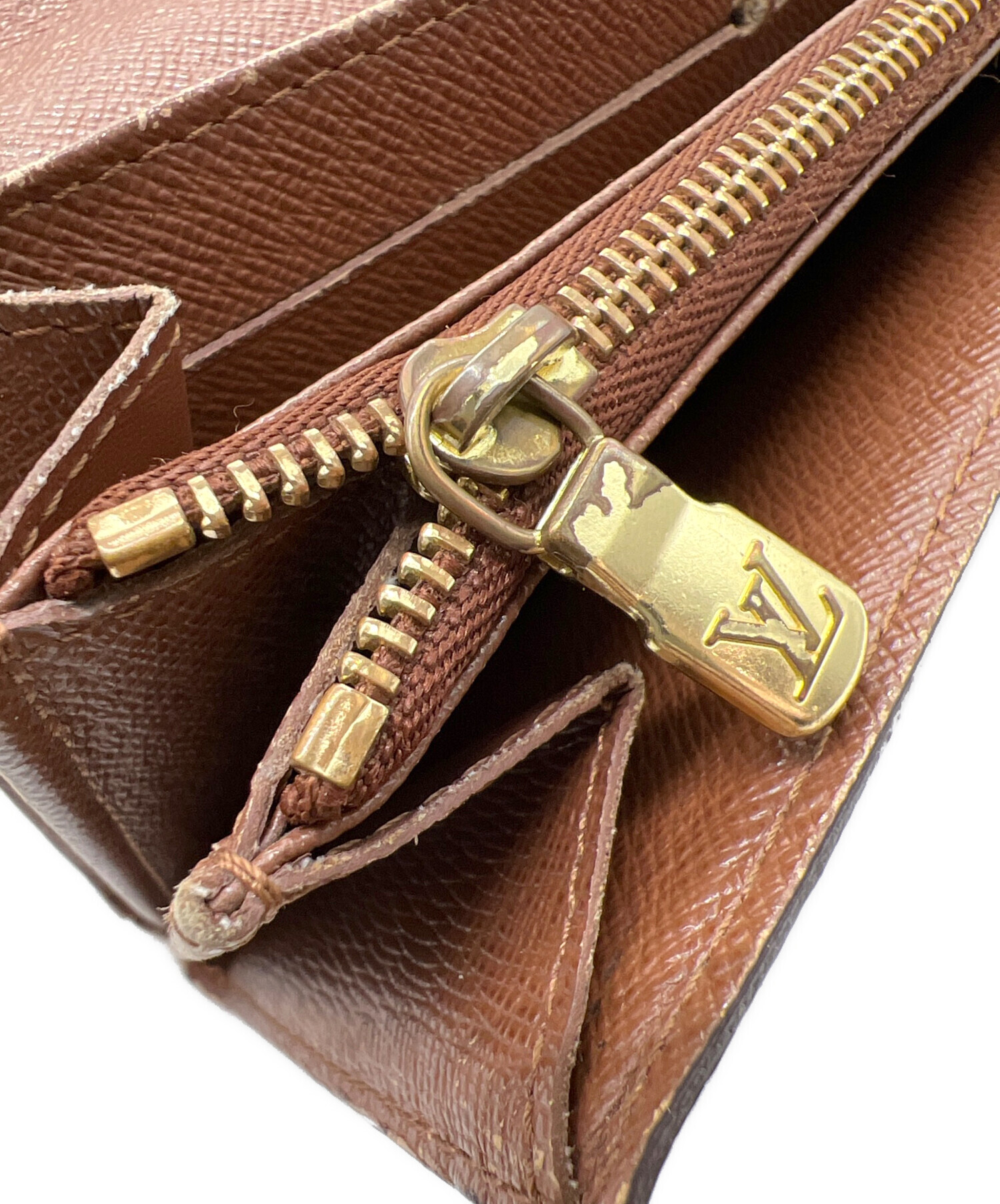 中古・古着通販】LOUIS VUITTON (ルイ ヴィトン) 長財布 ブラウン