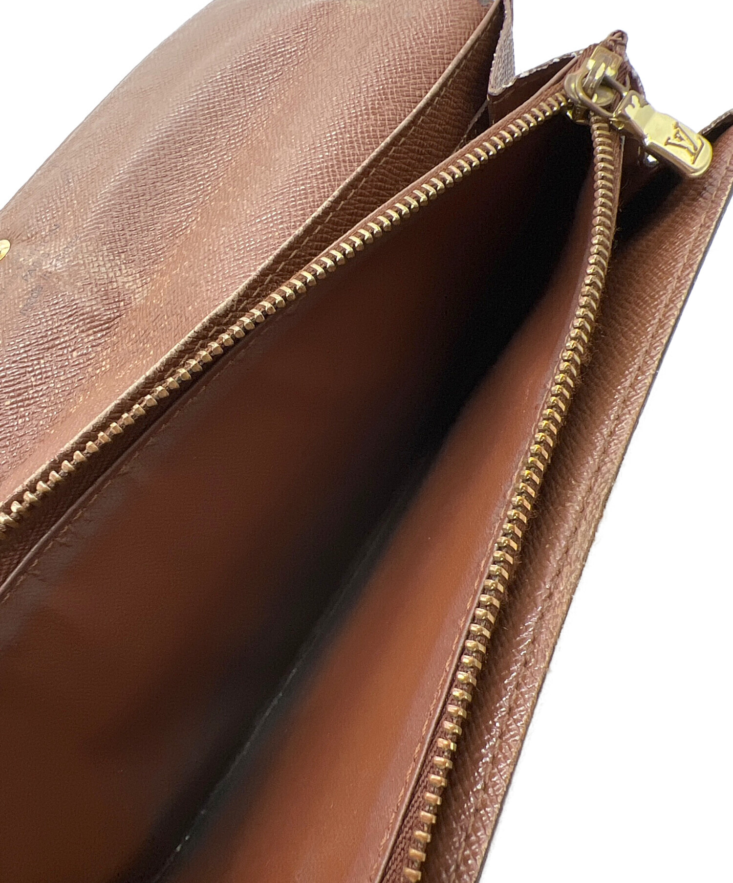 中古・古着通販】LOUIS VUITTON (ルイ ヴィトン) 長財布 ブラウン