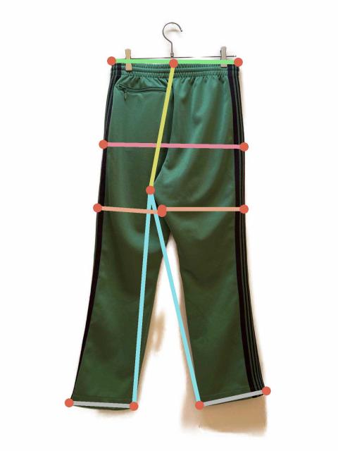 中古・古着通販】Needles (ニードルズ) トラックパンツ グリーン