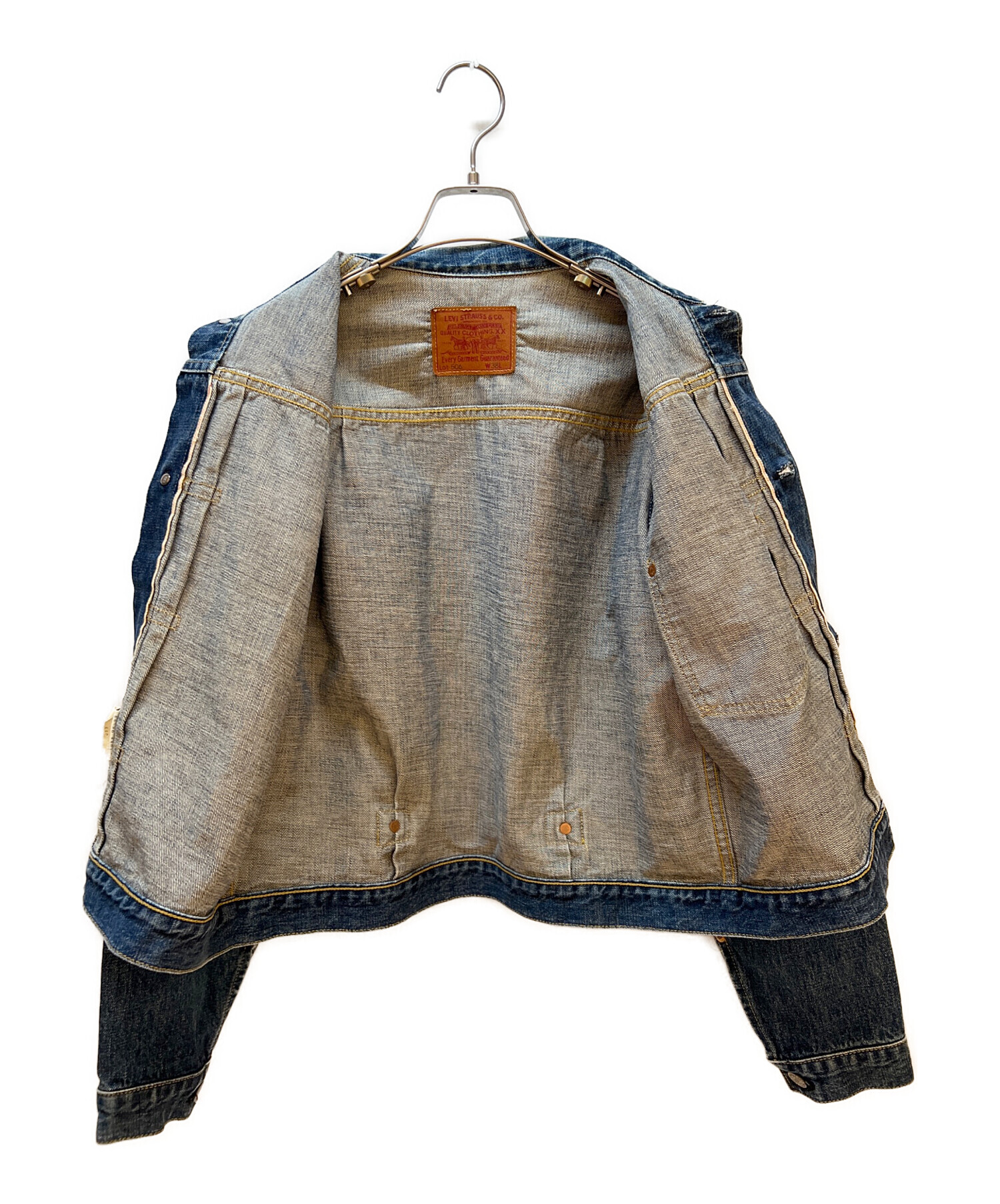 Levi's デニムジャケット 38 中古・古着通販】LEVI'S (リーバイス) デニムジャケット ブルー サイズ