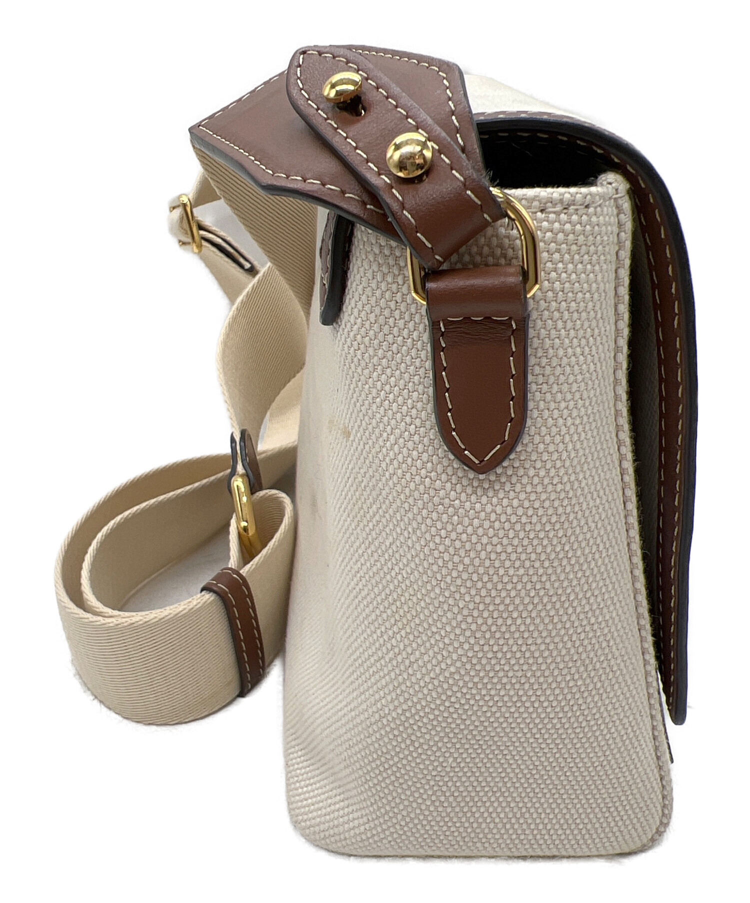 BURBERRY ベージュ ショルダーバッグ 中古・古着通販】BURBERRY (バーバリー) ショルダーバッグ ベージュ