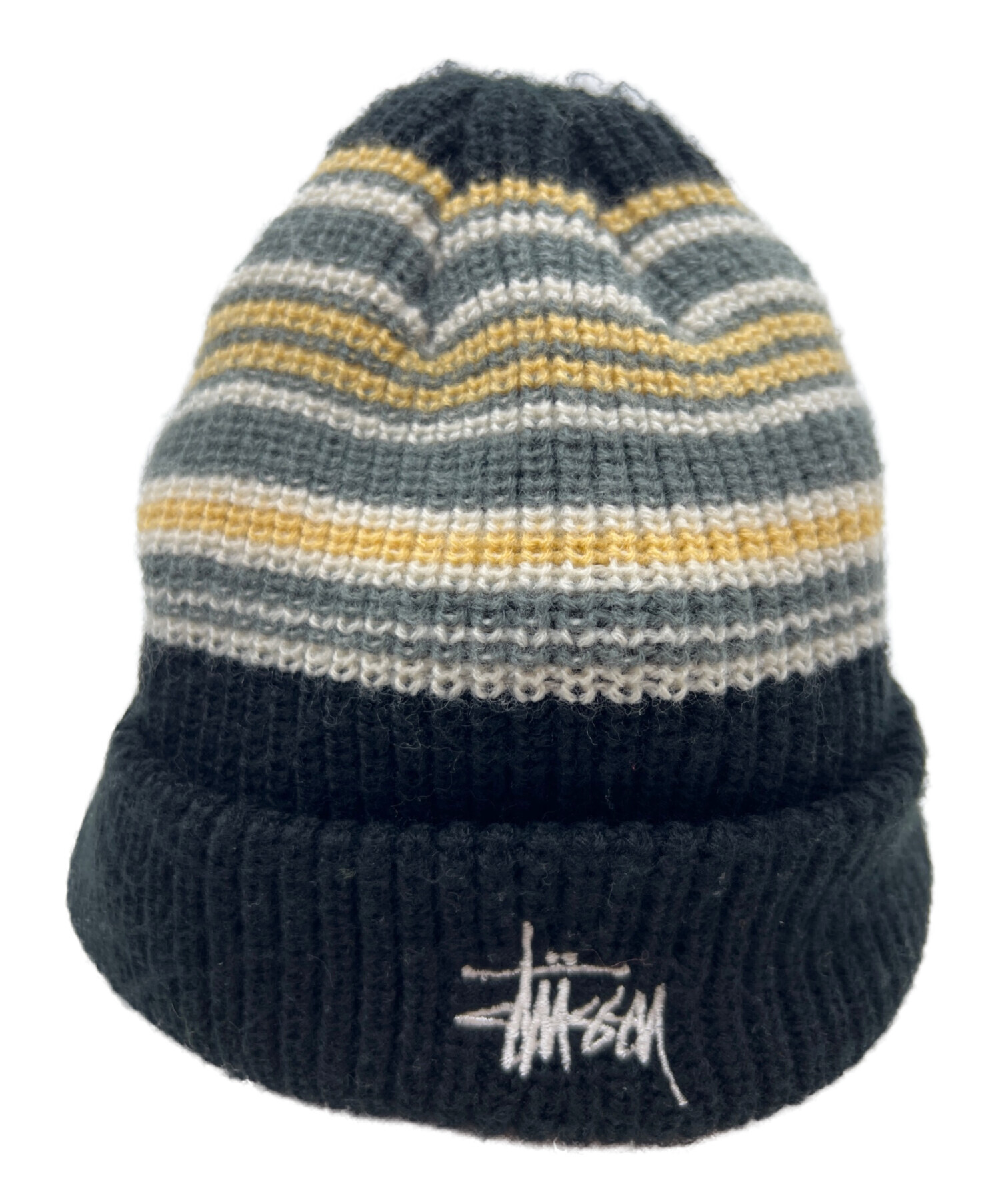 中古・古着通販】stussy (ステューシー) ニット帽 ブラック｜ブランド