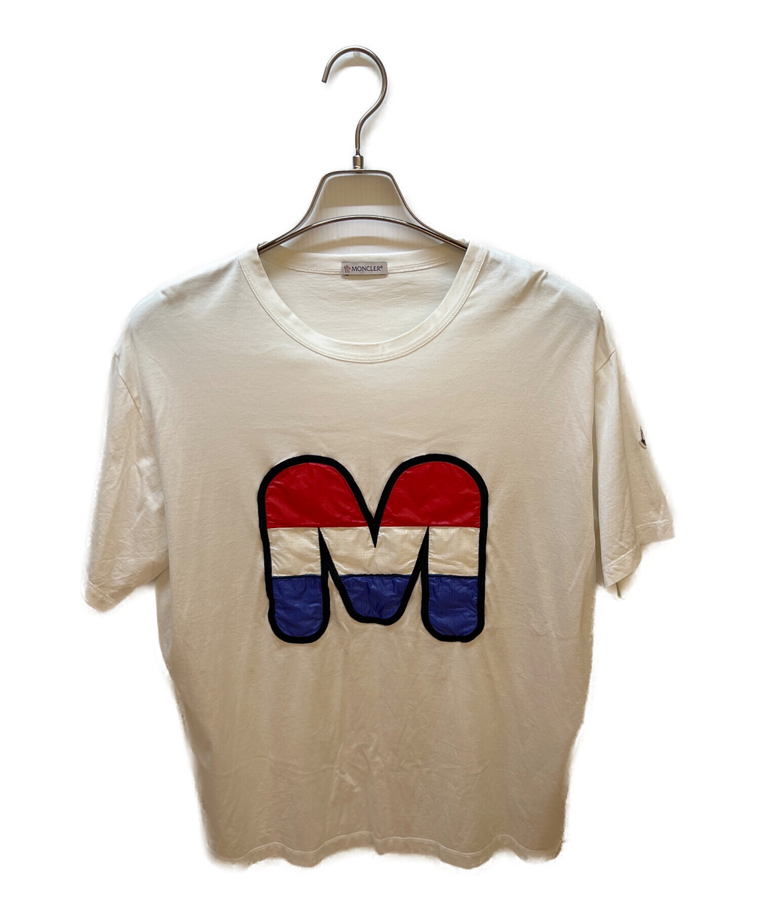 中古・古着通販】MONCLER (モンクレール) 半袖カットソー ホワイト