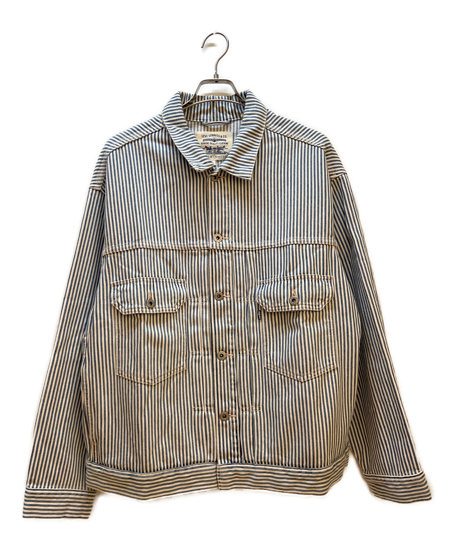 中古・古着通販】LEVI'S (リーバイス) ヒッコリーストライプデニム