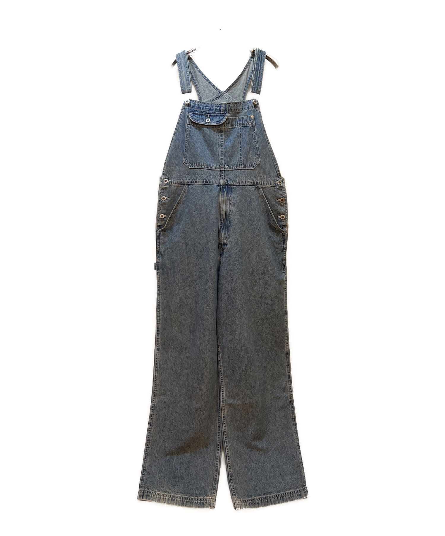 Levi's リーバイス デニム オーバーオール Mサイズ　新品未使用 中古・古着通販】LEVI'S (リーバイス) オーバーオール ブルー サイズ:M