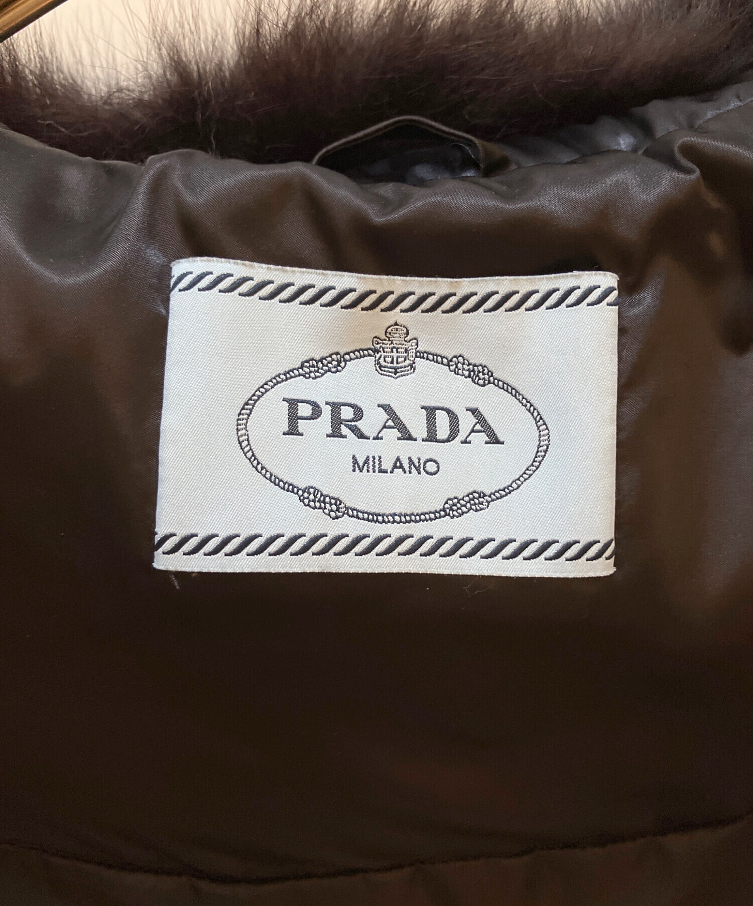 中古・古着通販】PRADA (プラダ) フォックスファー ダウンジャケット