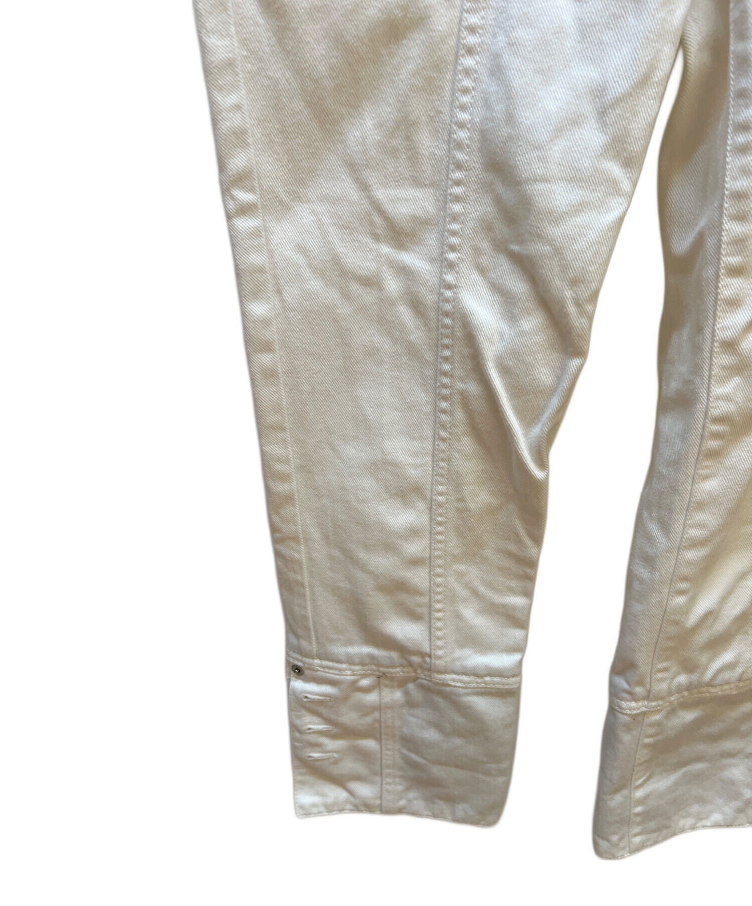 【36】Louis Vuittonルイヴィトンスラックストラウザーズ白新品 中古・古着通販】LOUIS VUITTON (ルイ ヴィトン) パンツ ホワイト