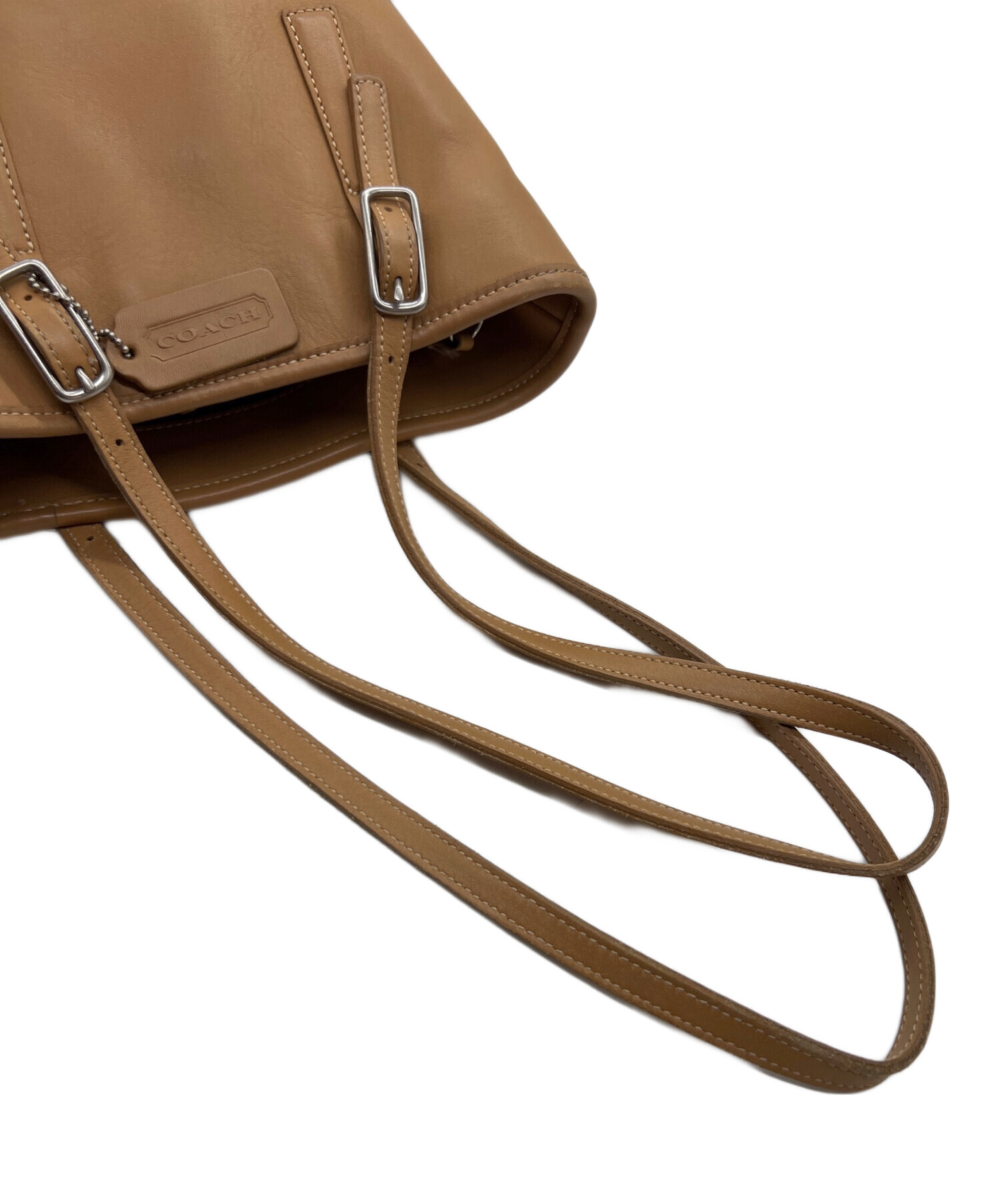 中古・古着通販】COACH (コーチ) トートバッグ ベージュ｜ブランド
