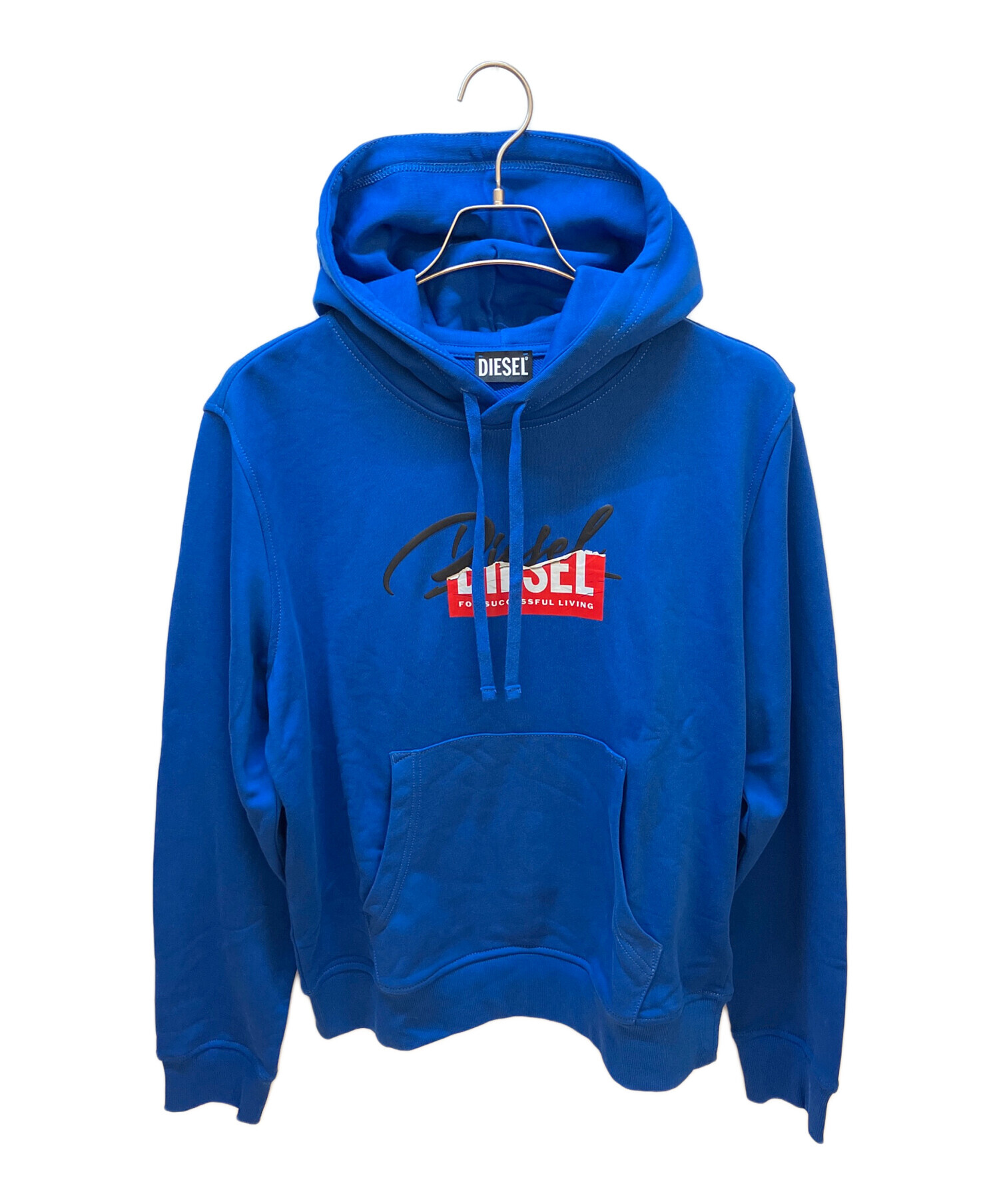 中古・古着通販】DIESEL (ディーゼル) パーカー ブルー サイズ:L 