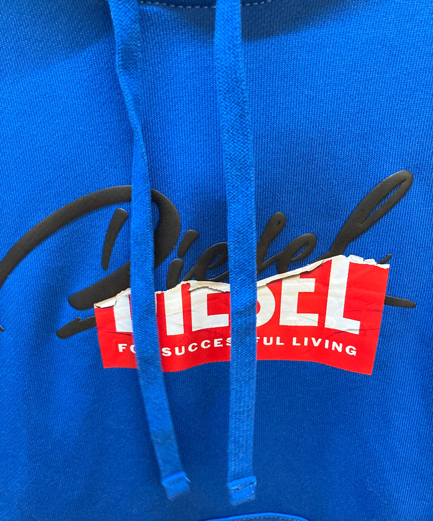中古・古着通販】DIESEL (ディーゼル) パーカー ブルー サイズ:L