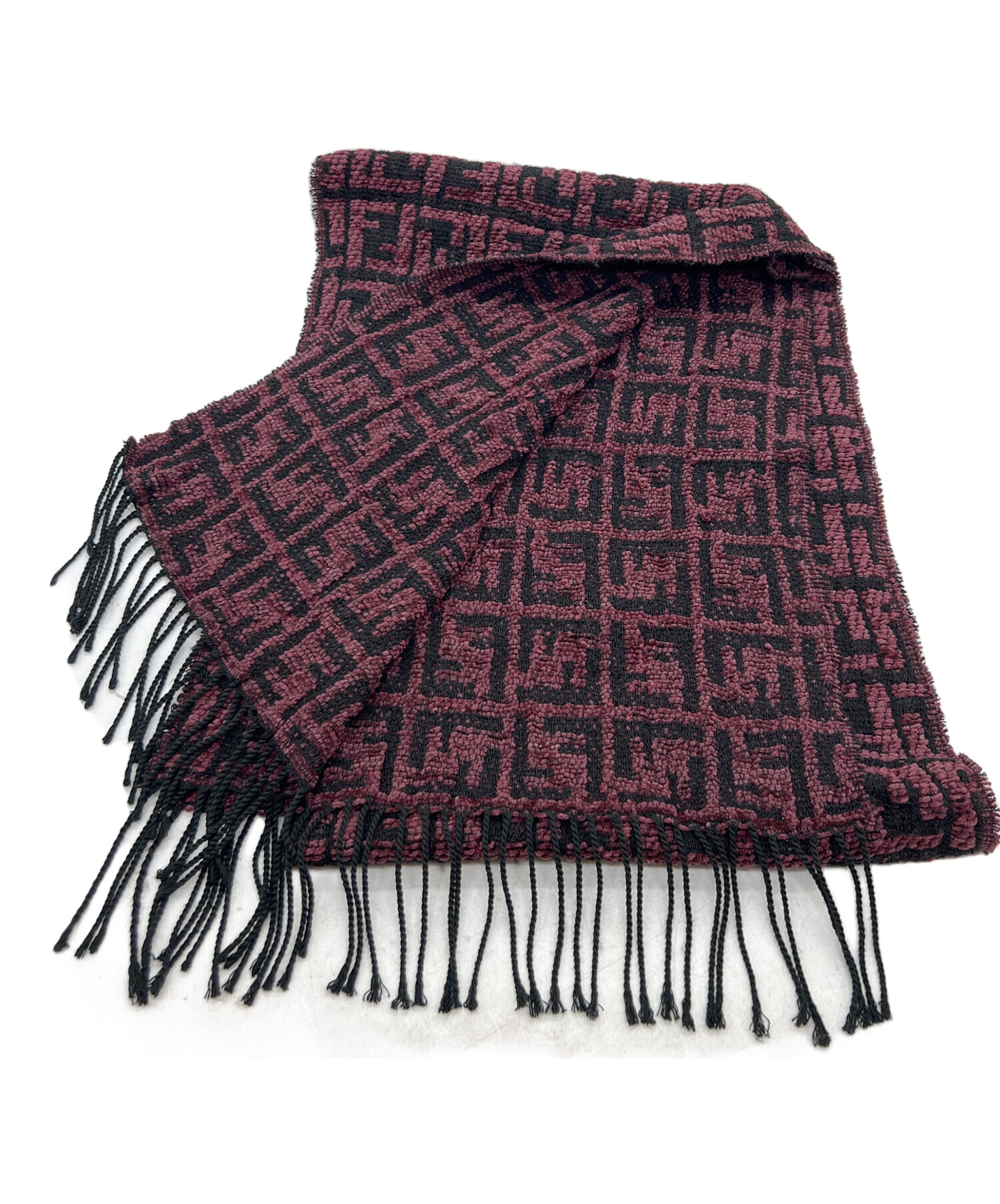 中古・古着通販】FENDI (フェンディ) モールヤーンマフラー パープル