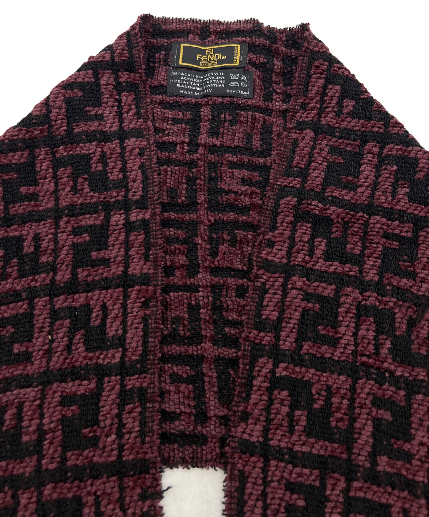 中古・古着通販】FENDI (フェンディ) モールヤーンマフラー パープル