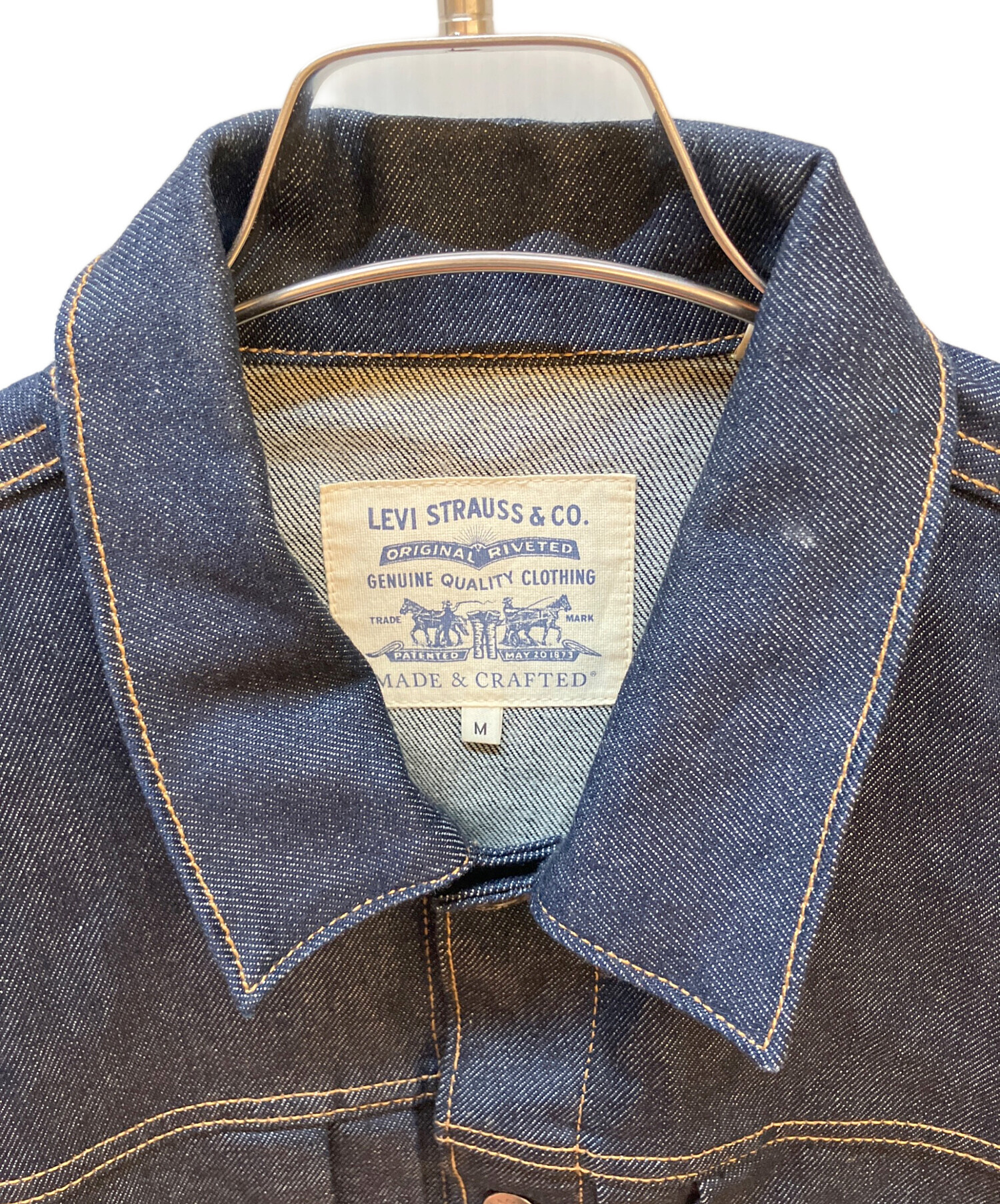 中古・古着通販】LEVI'S (リーバイス) デニムジャケット インディゴ
