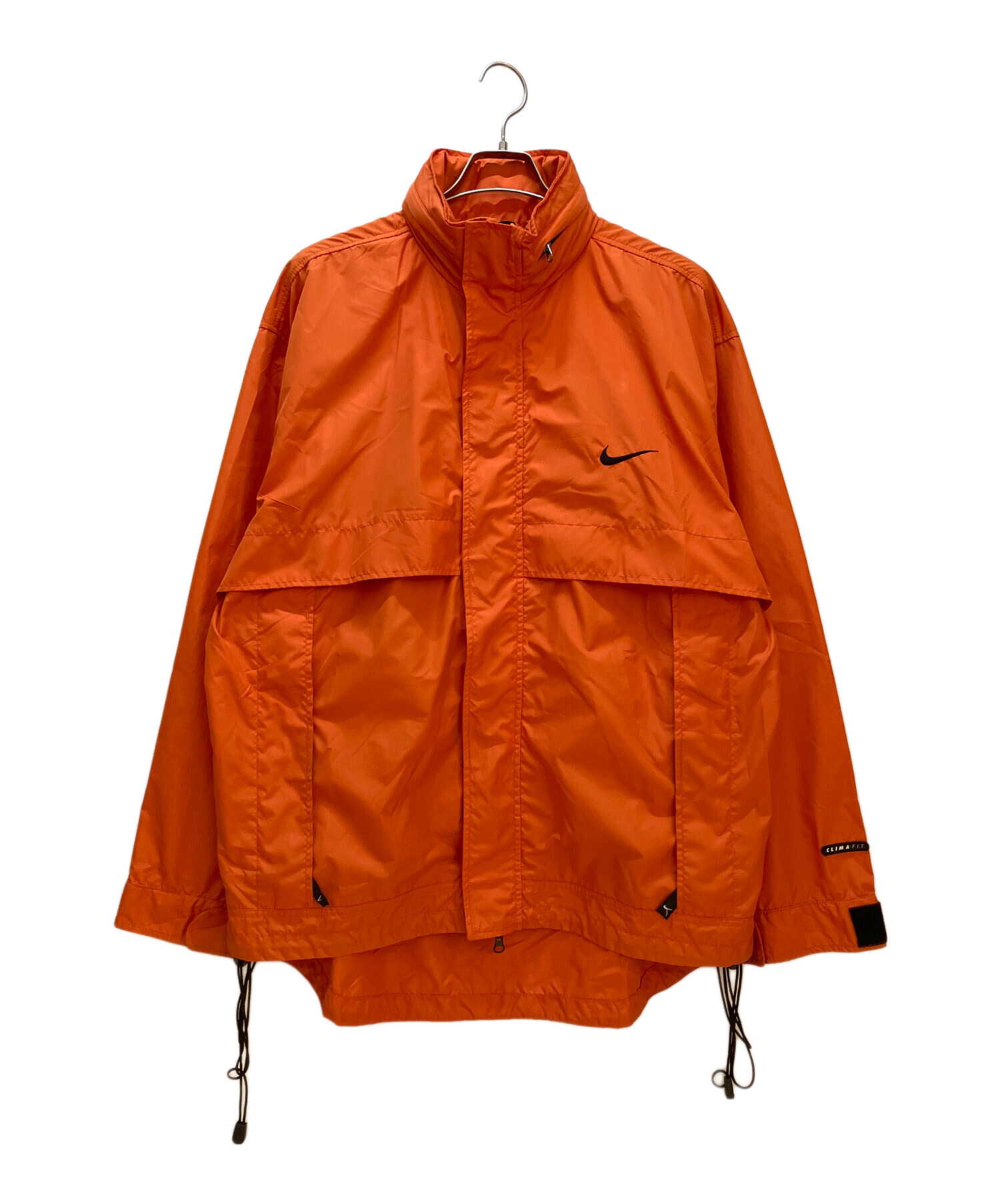 中古・古着通販】NIKE (ナイキ) ナイロンジャケット オレンジ サイズ