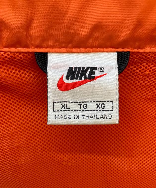 中古・古着通販】NIKE (ナイキ) ナイロンジャケット オレンジ サイズ