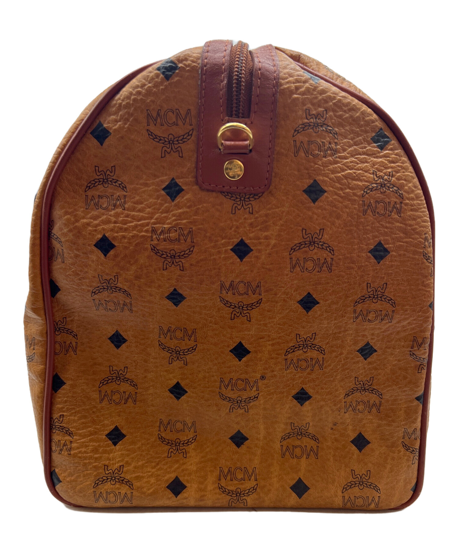 中古・古着通販】MCM (エムシーエム) ボストンバッグ ブラウン