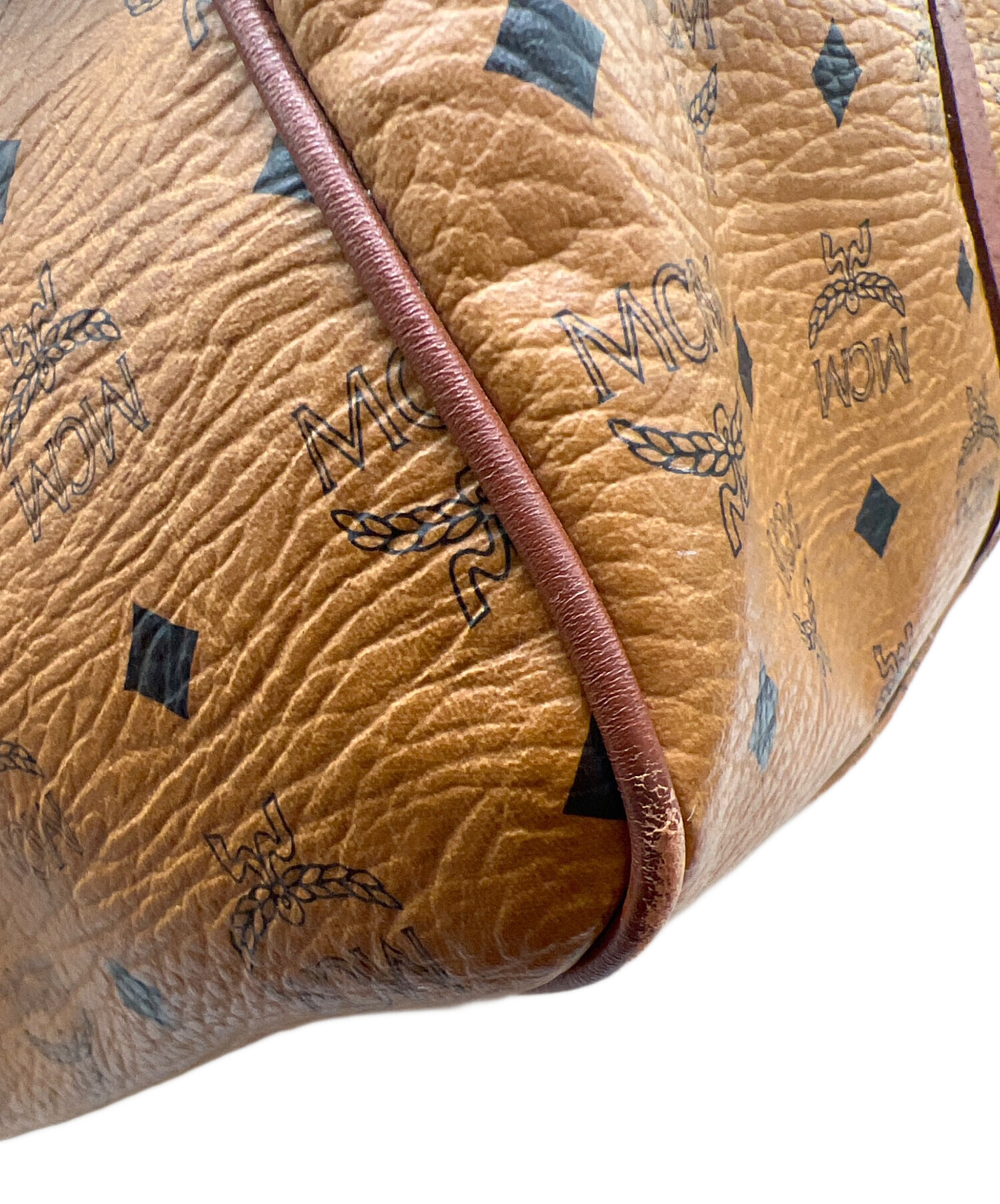 中古・古着通販】MCM (エムシーエム) ボストンバッグ ブラウン
