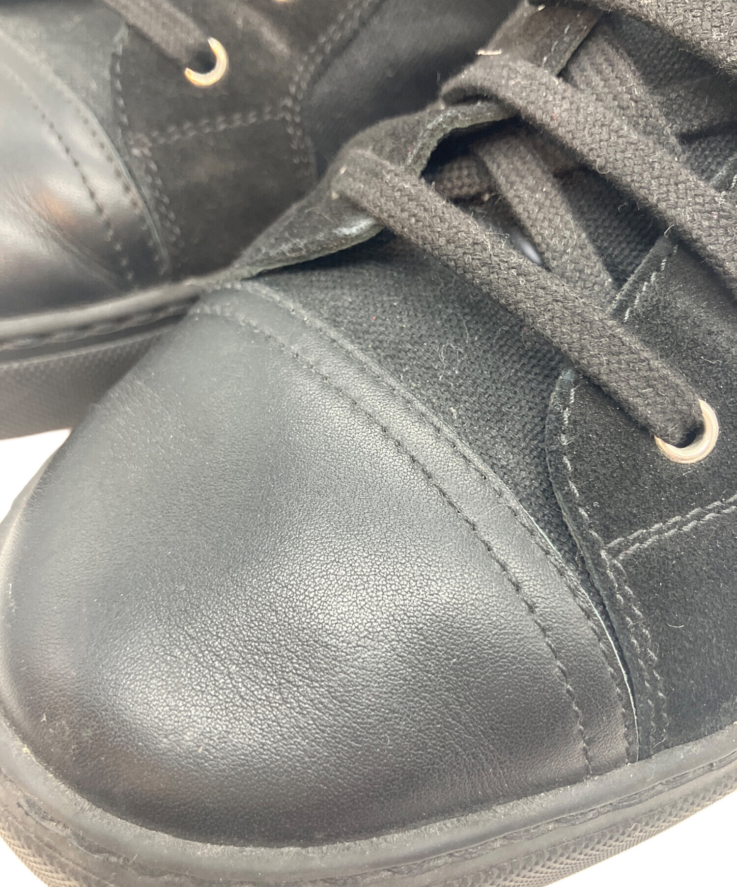 中古・古着通販】CHANEL (シャネル) ハイカットスニーカー ブラック