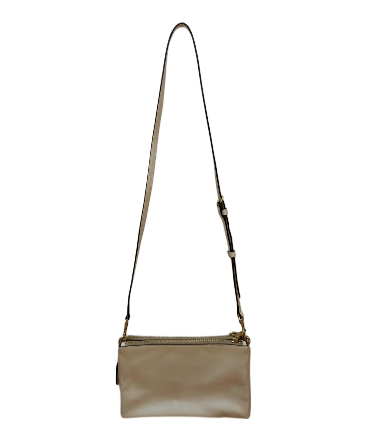 中古・古着通販】COACH (コーチ) ショルダーバッグ ベージュ｜ブランド