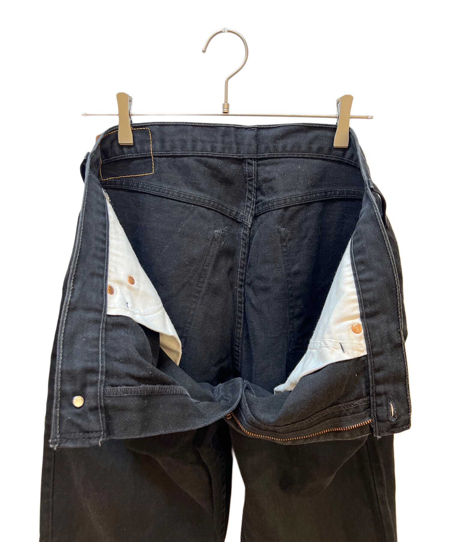 中古・古着通販】LEVI'S (リーバイス) デニムパンツ ブラック サイズ