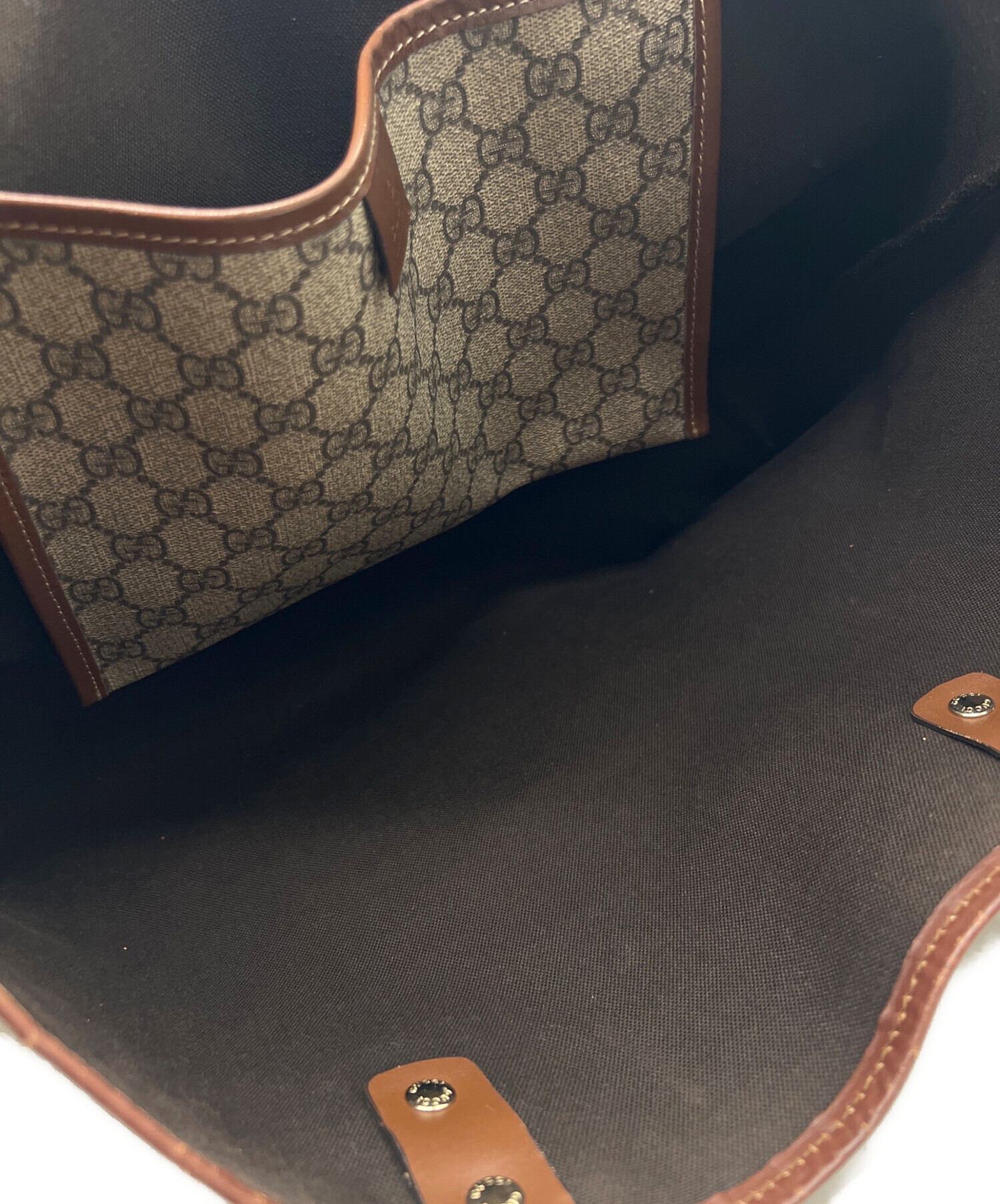 中古・古着通販】GUCCI (グッチ) シェリーラインPVCトートバッグ