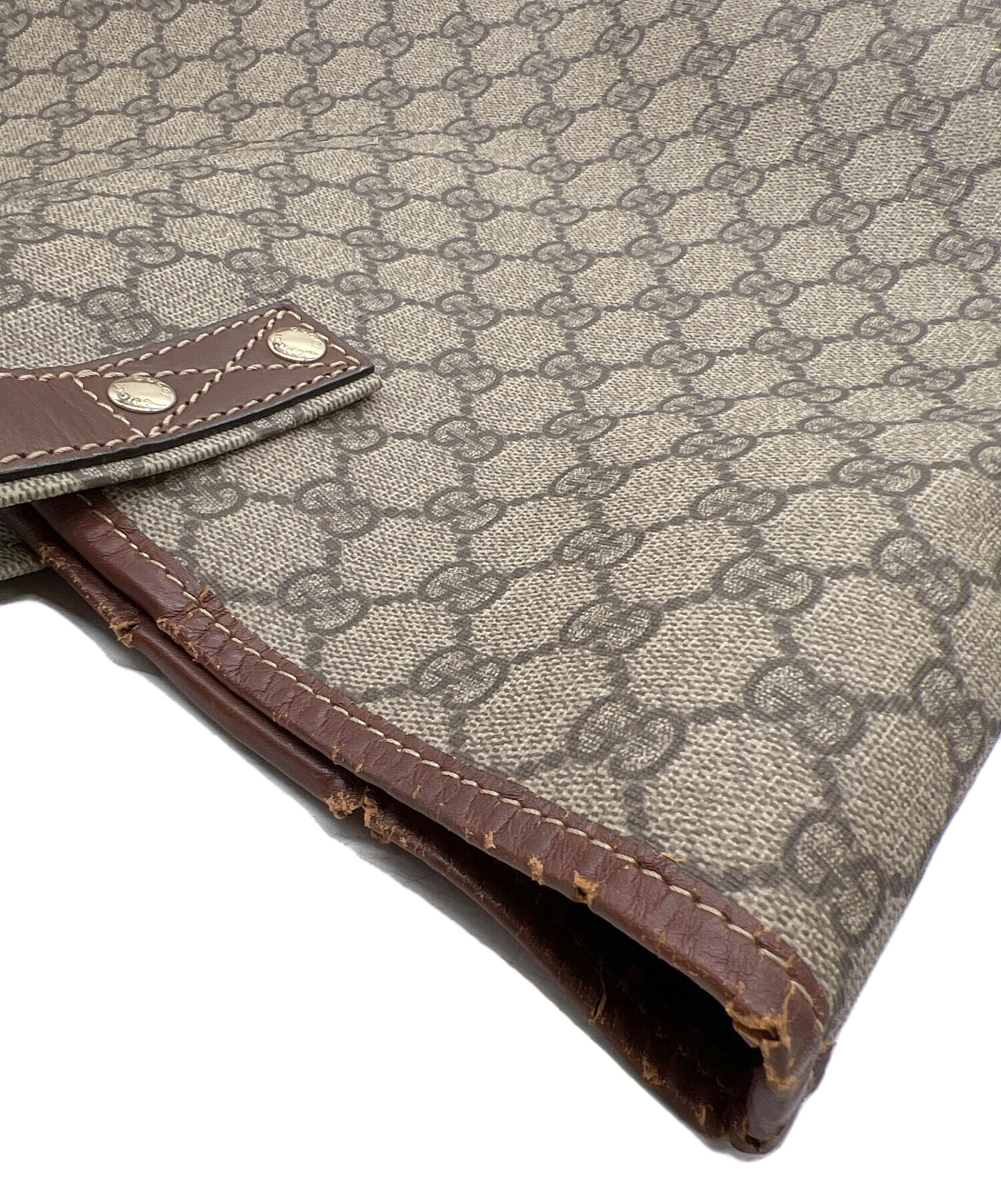 中古・古着通販】GUCCI (グッチ) シェリーラインPVCトートバッグ