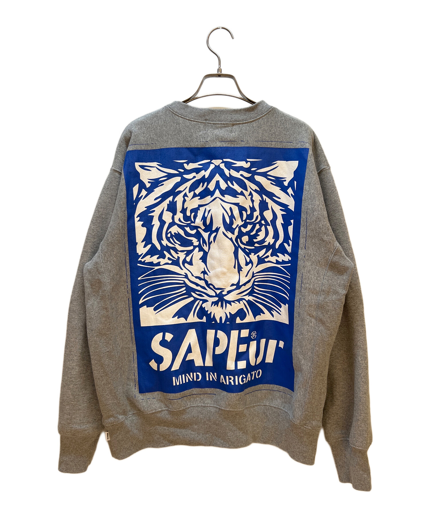 中古・古着通販】SAPEur (サプール) クルーネックスウェット グレー