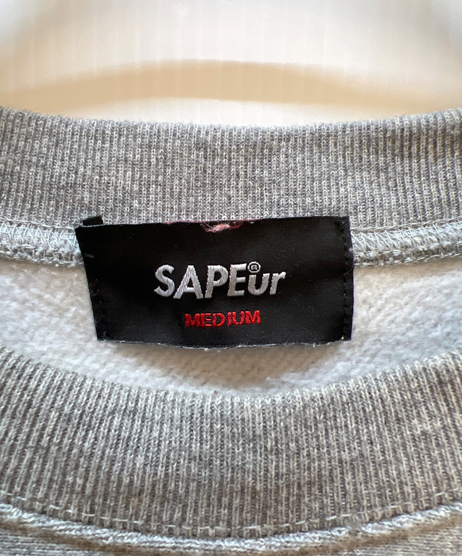 中古・古着通販】SAPEur (サプール) クルーネックスウェット グレー
