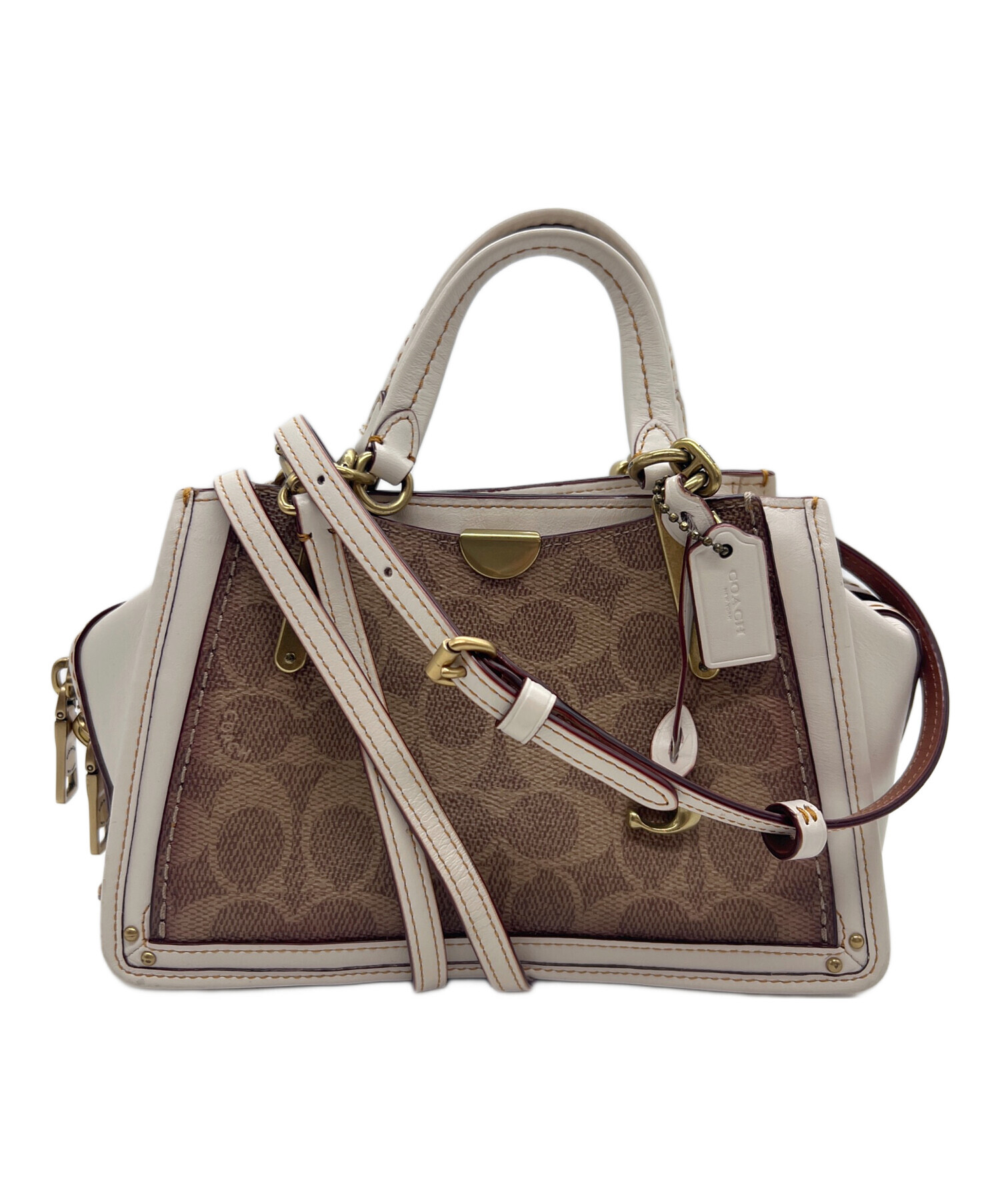 コーチ2wayショルダーバッグ　新品未使用 中古・古着通販】COACH (コーチ) 2WAYショルダーバッグ/シグネチャー