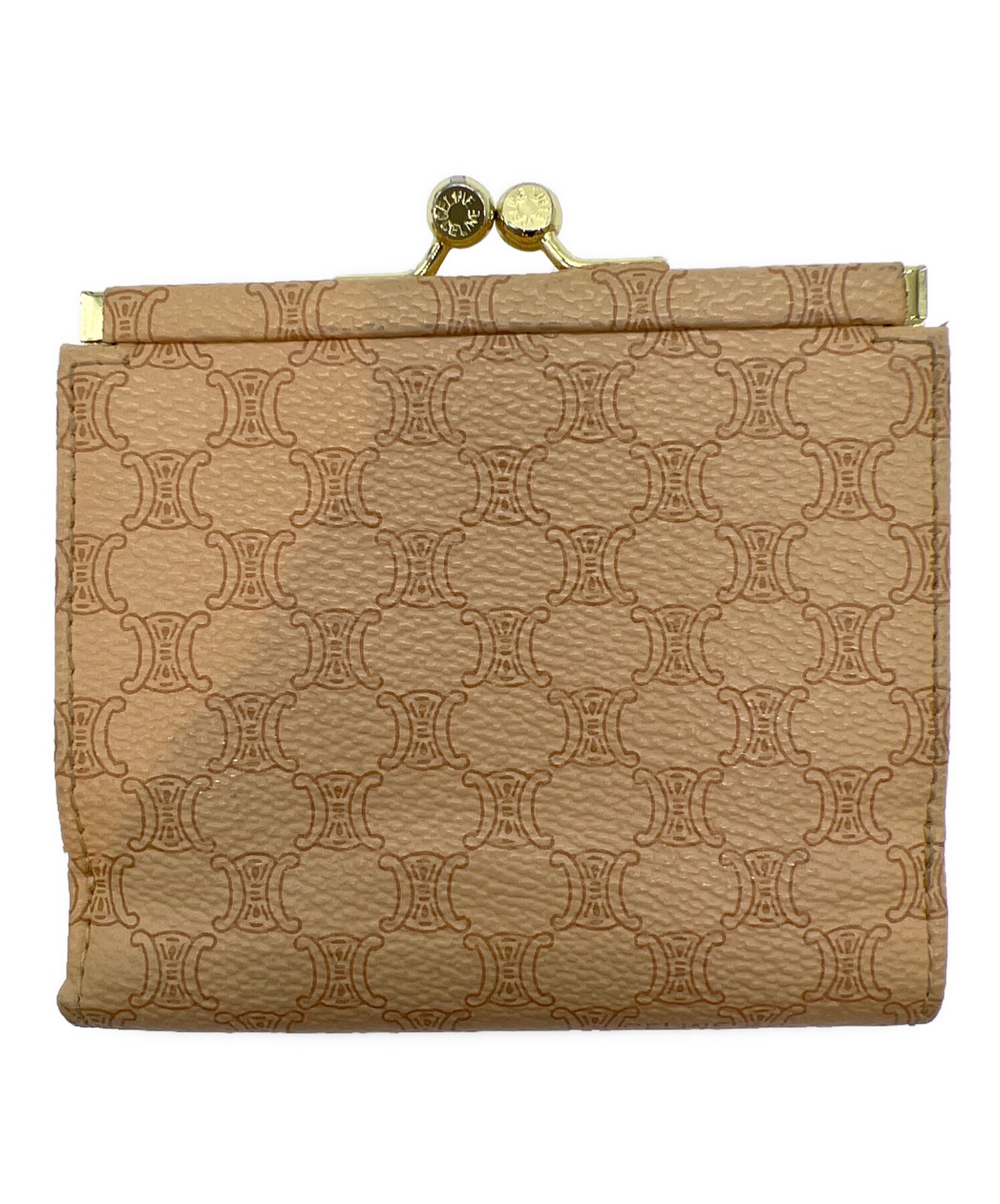 中古・古着通販】CELINE (セリーヌ) 3つ折り財布/マカダム ブラウン