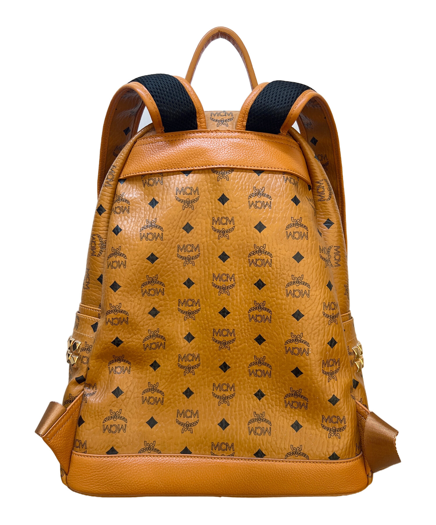 中古・古着通販】MCM (エムシーエム) バックパック ベージュ｜ブランド 