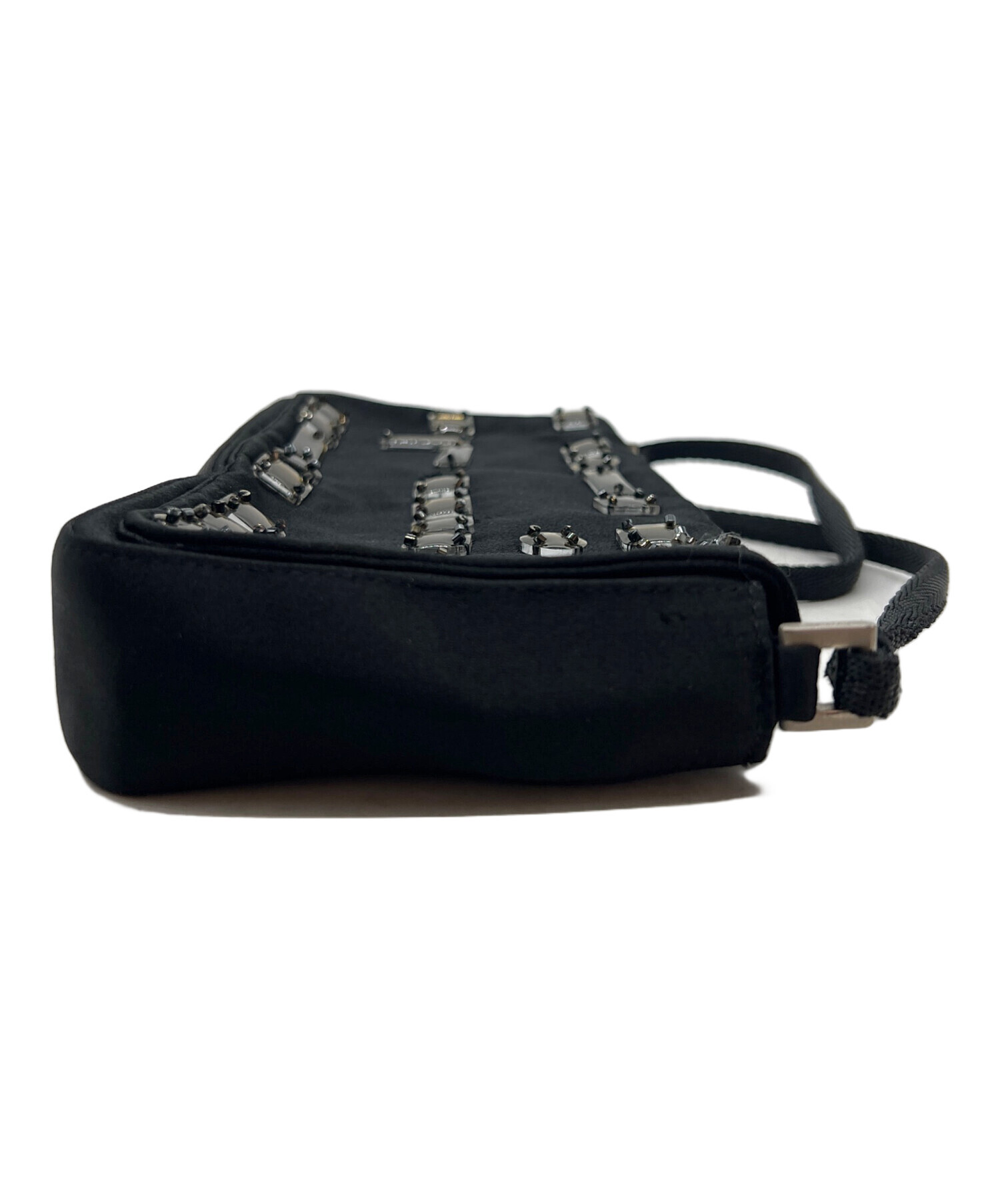 プラダ　美品ショルダーバッグ　ブラック 中古・古着通販】PRADA (プラダ) ショルダーバッグ ブラック｜ブランド