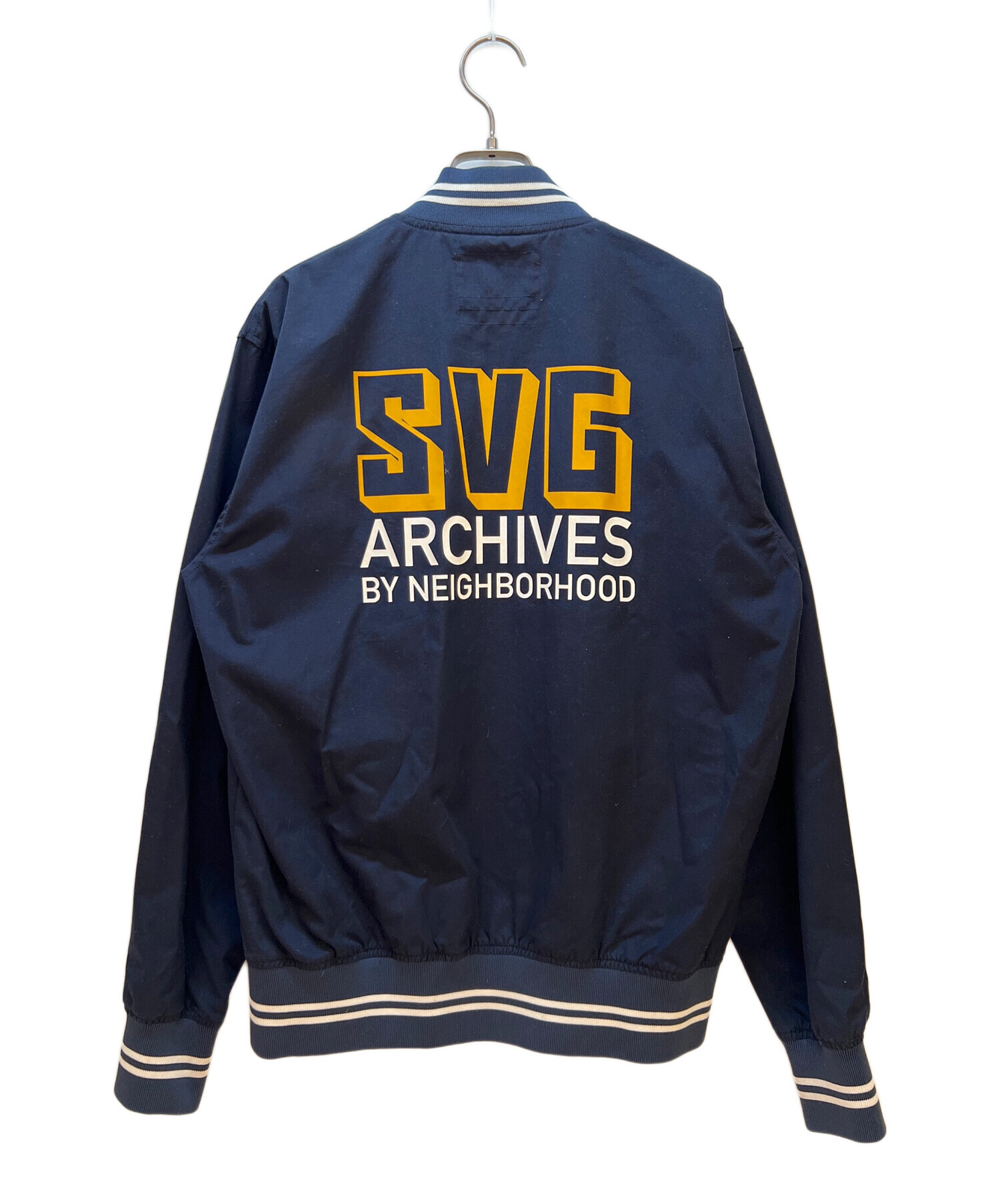NEIGHBORHOOD ネイバーフッド ブルゾン（その他） L 濃紺系xグレー 【古着】【中古】 中古・古着通販】SVG ARCHIVES BY NEIGHBORHOOD (エスブイジー