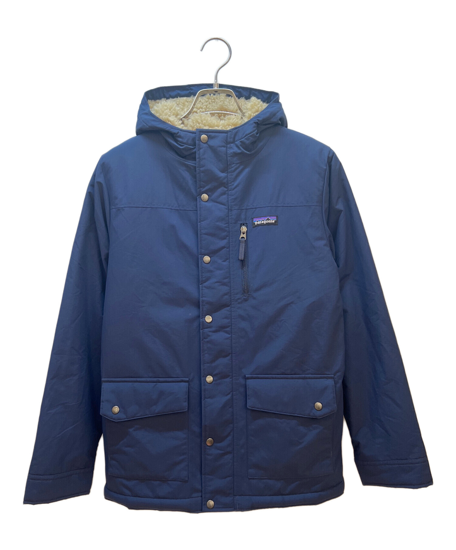 patagonia フード付きジャケット XL 14 ネイビー 中古・古着通販】Patagonia (パタゴニア) ジャケット ネイビー サイズ
